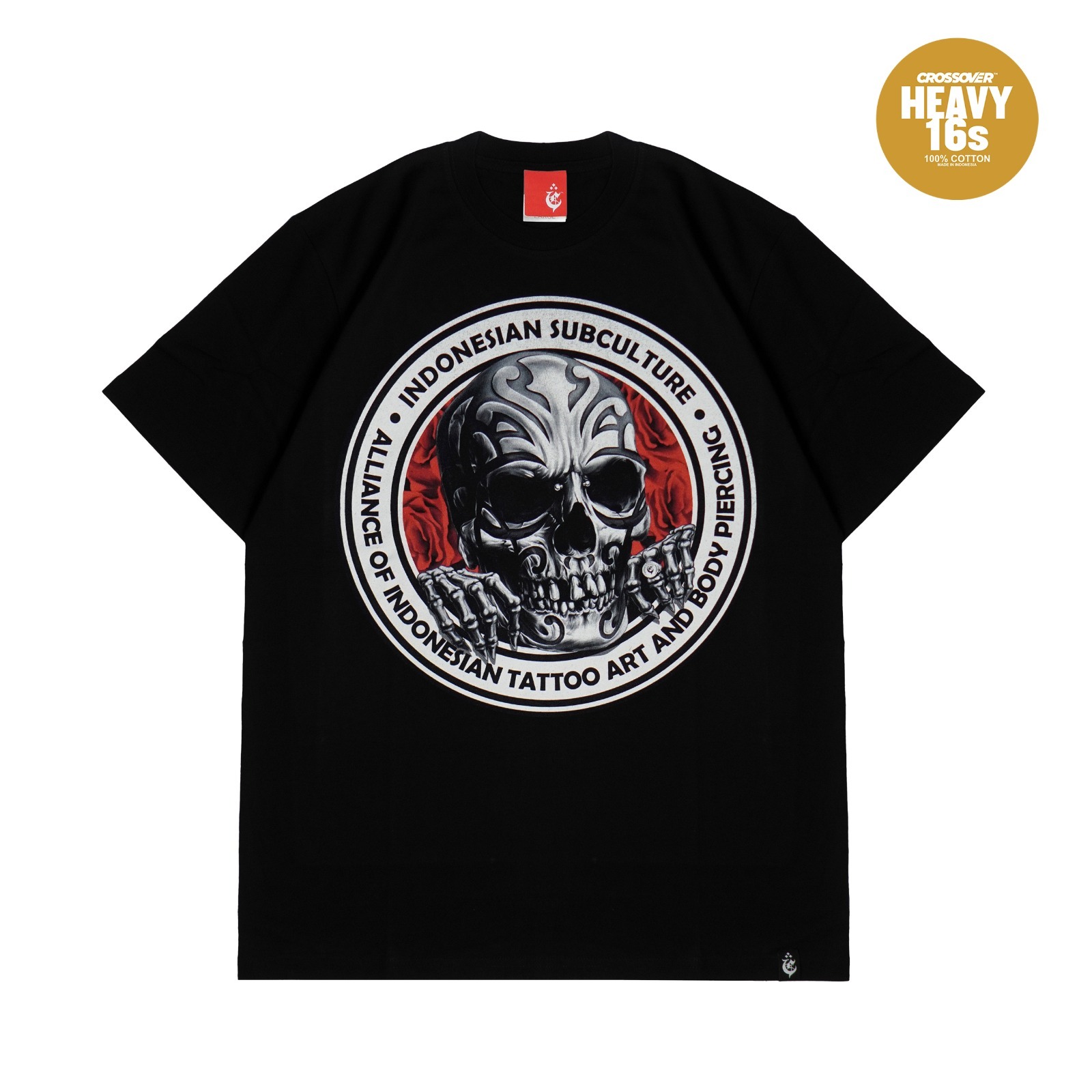 T-SHIRT CROSSOVER X ISC BLACK