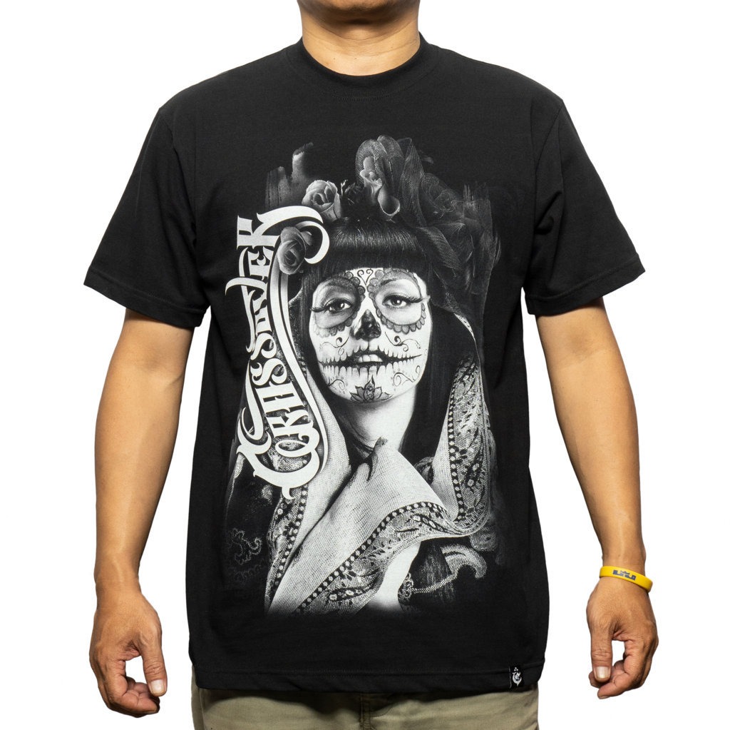 T-SHIRT CROSSOVER ARCELI BLACK