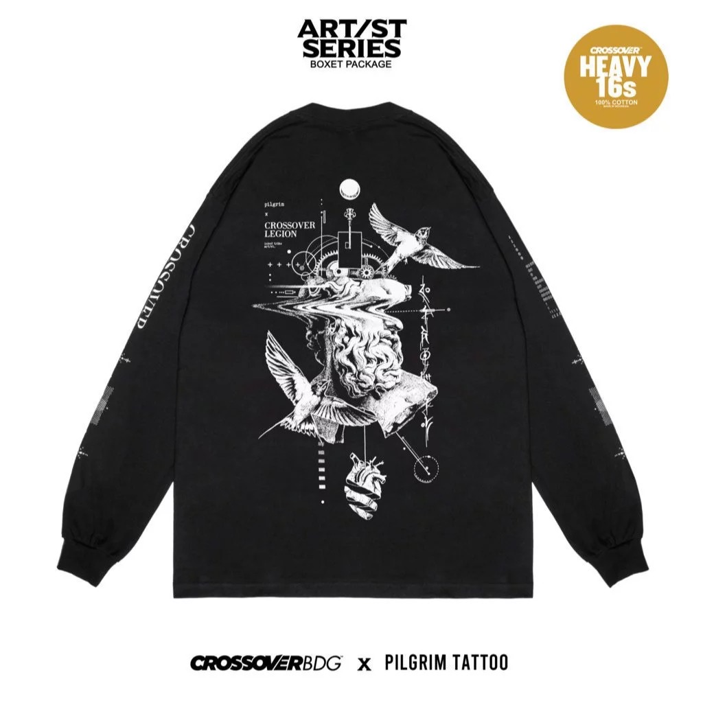 GRAPHIC TEES ARTIST SERIES/INKED TRIBE CROSSOVERBDG x PILGRIM
