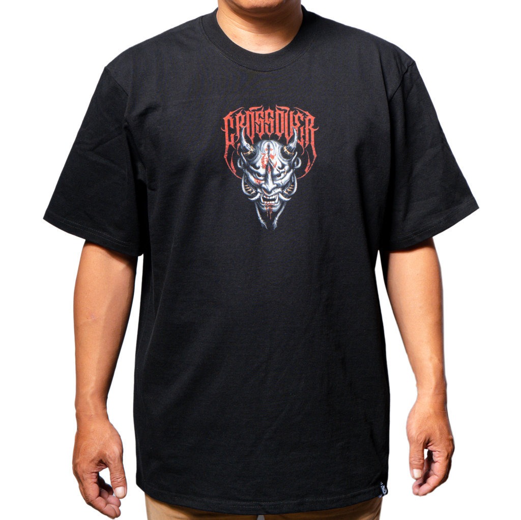 T-SHIRT CROSSOVER STONI BLACK