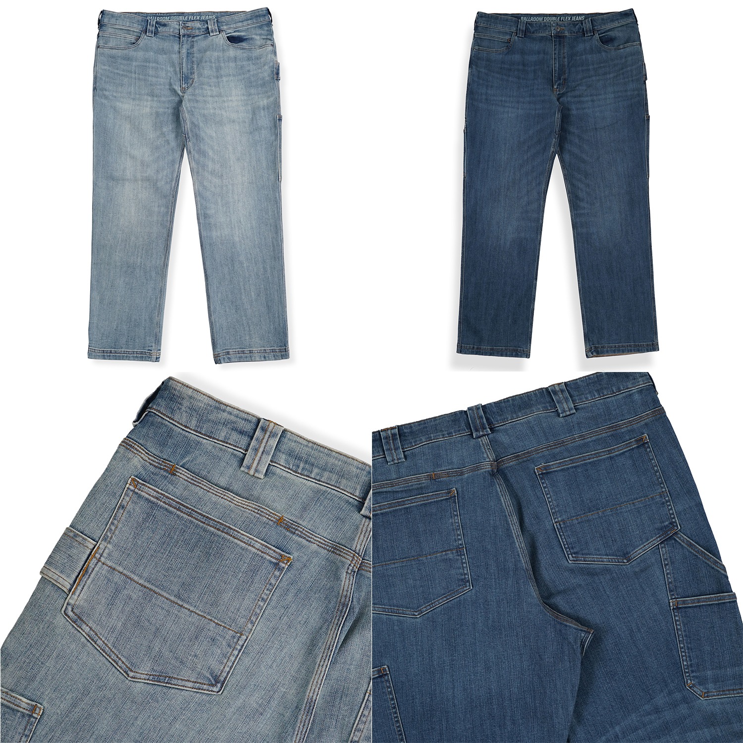 Men Carpenter Jeans Bigsize Original - Celana Denim Pria Jumbo Size