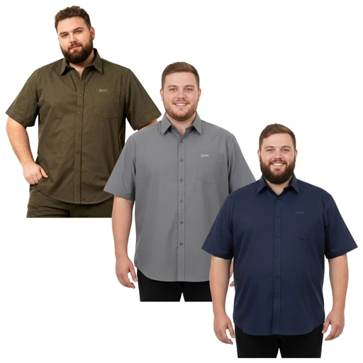 Eastlore Men Oxford Casual Shirt Bigsize Original - Kemeja Formal Pria Jumbo Size