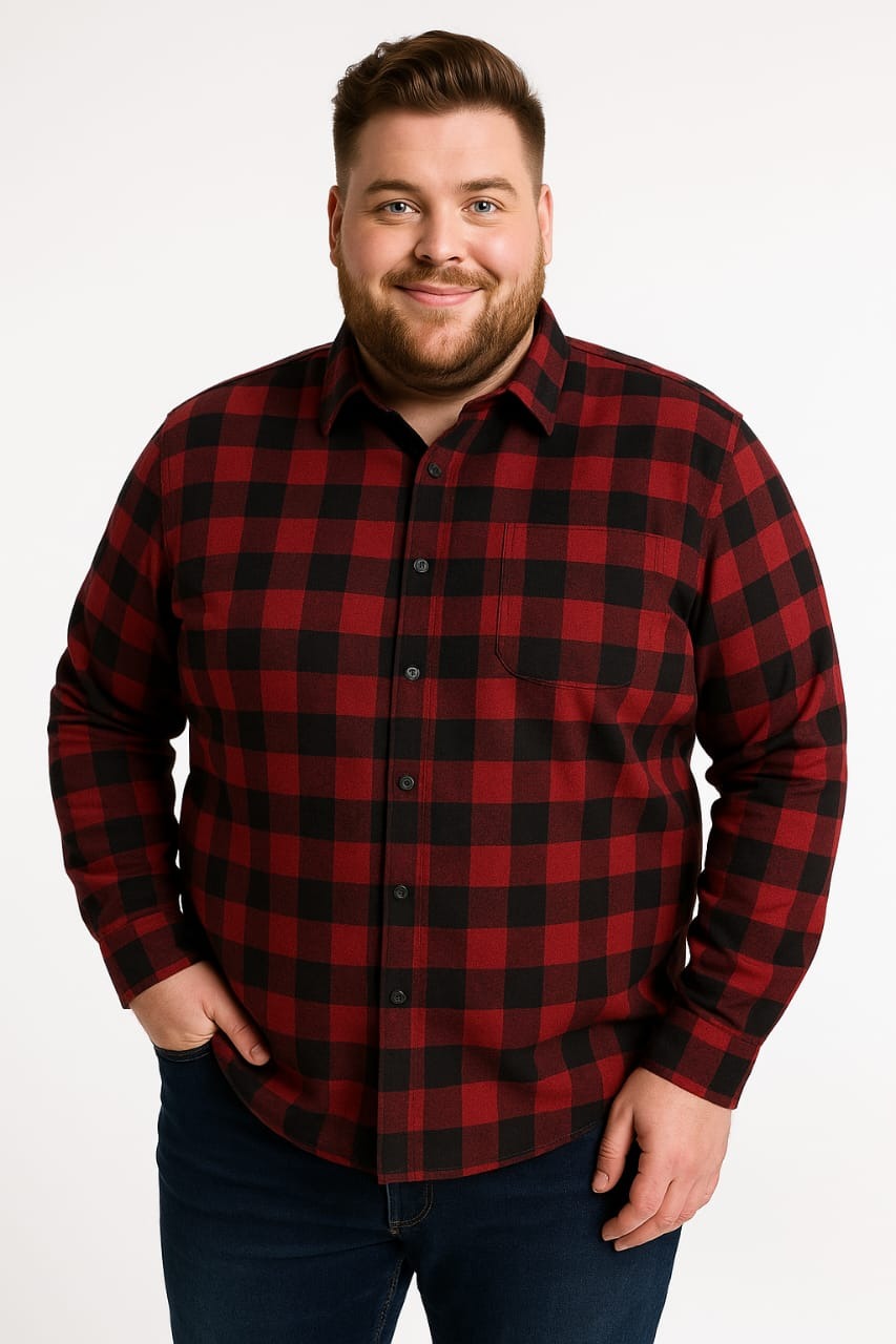 Eastlore Flannel Shirt Bigsize Original - Kemeja Pria Jumbo Size