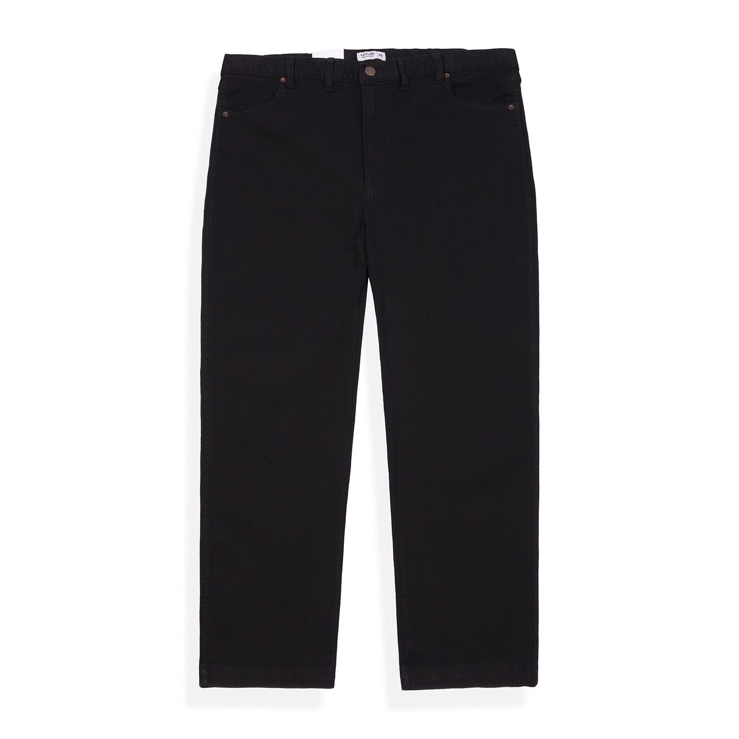 Men Black Jeans Eastlore Slim Straight Bigsize 100% Original - Celana Denim Hitam Pria Jumbo Size