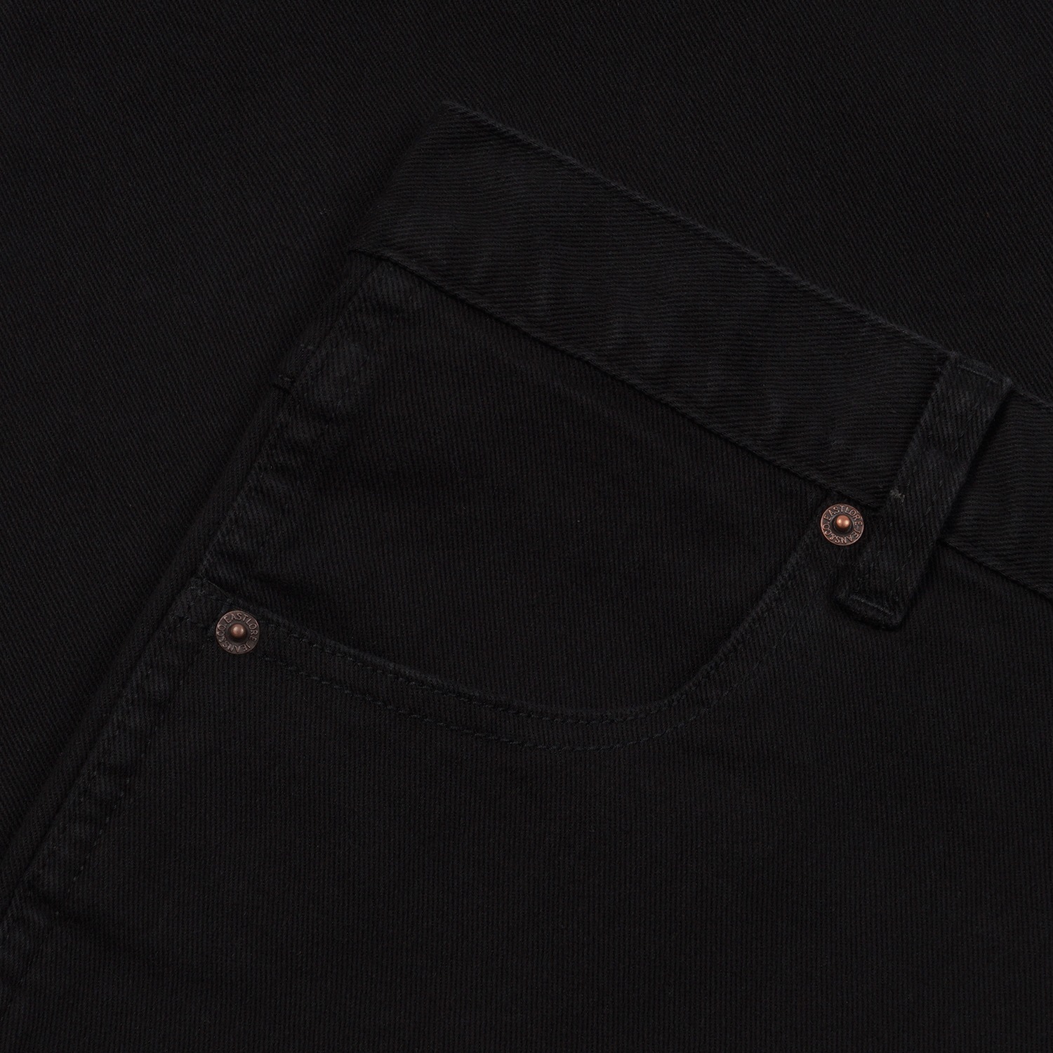 Men Black Jeans Eastlore Slim Straight Bigsize 100% Original - Celana Denim Hitam Pria Jumbo Size
