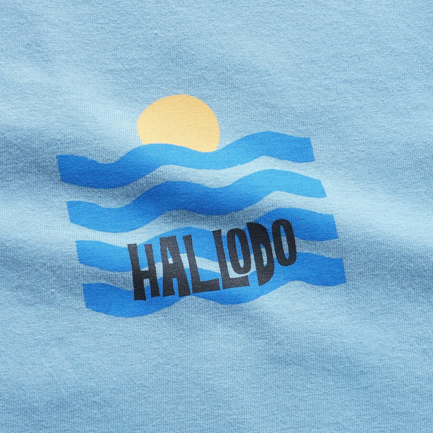Hallodo Surfing Bigsize T-shirt Wave Icon 100% Original - Kaos Surf Pantai Pria Jumbo Size