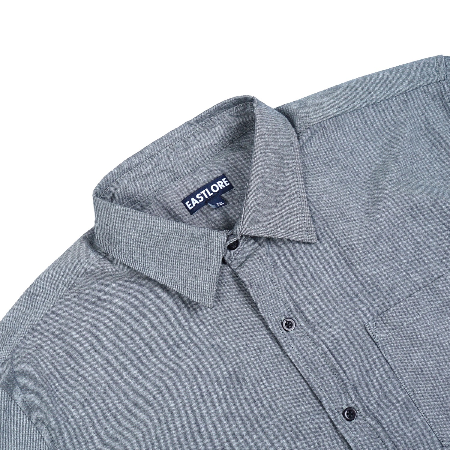 Eastlore Oxford Long Sleeve Shirt Bigsize Original - Kemeja Formal Casual Pria Jumbo Size