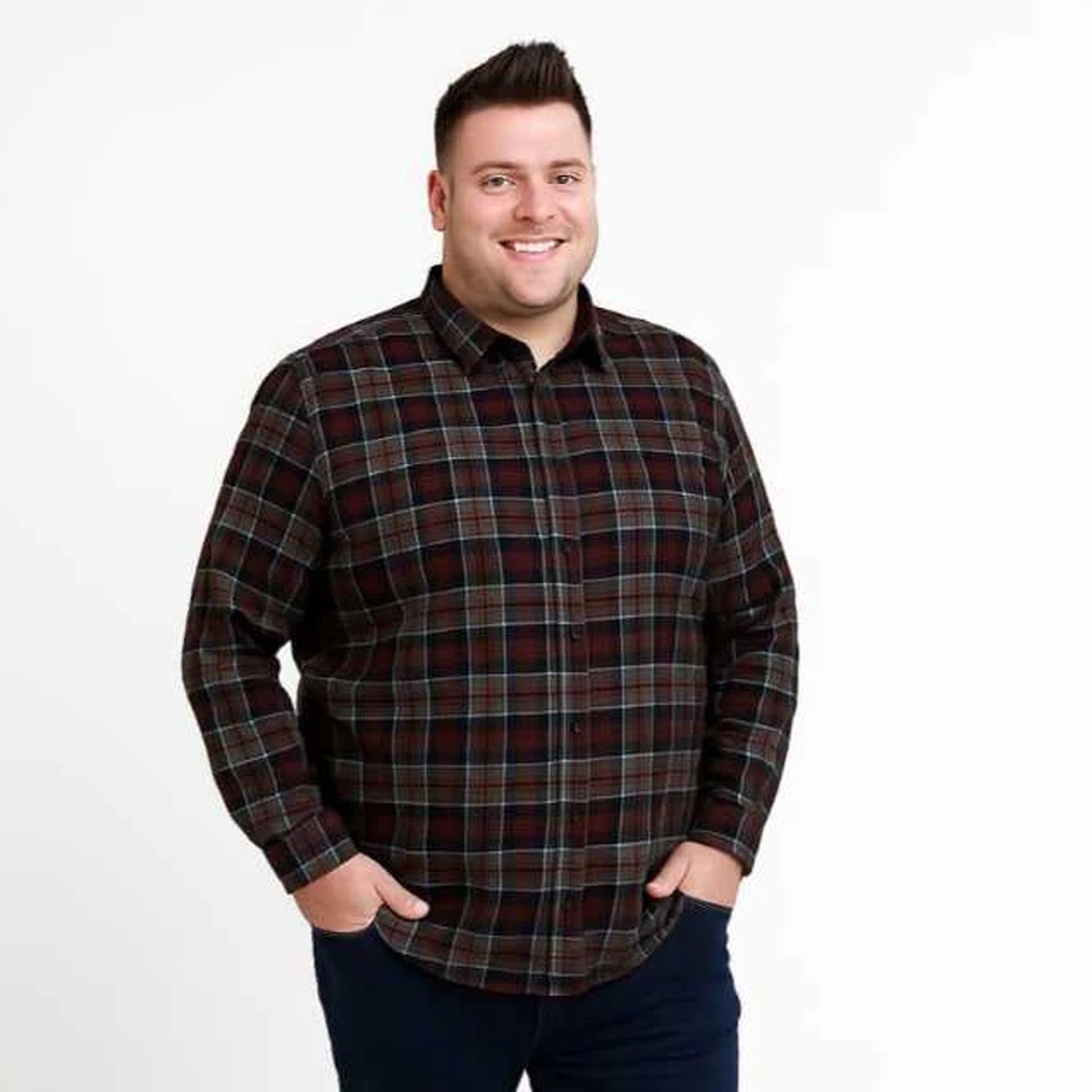 Eastlore Flannel Shirt Bigsize Original - Kemeja Pria Jumbo Size