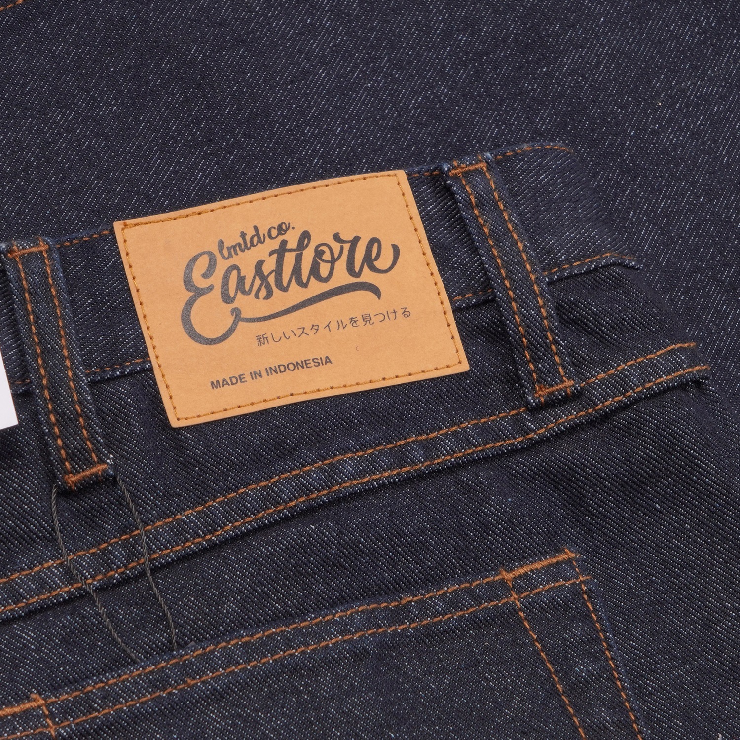 Jeans Bigsize Eastlore Dark Indigo Bigsize Original - Celana Denim Navy Pria Jumbo Size