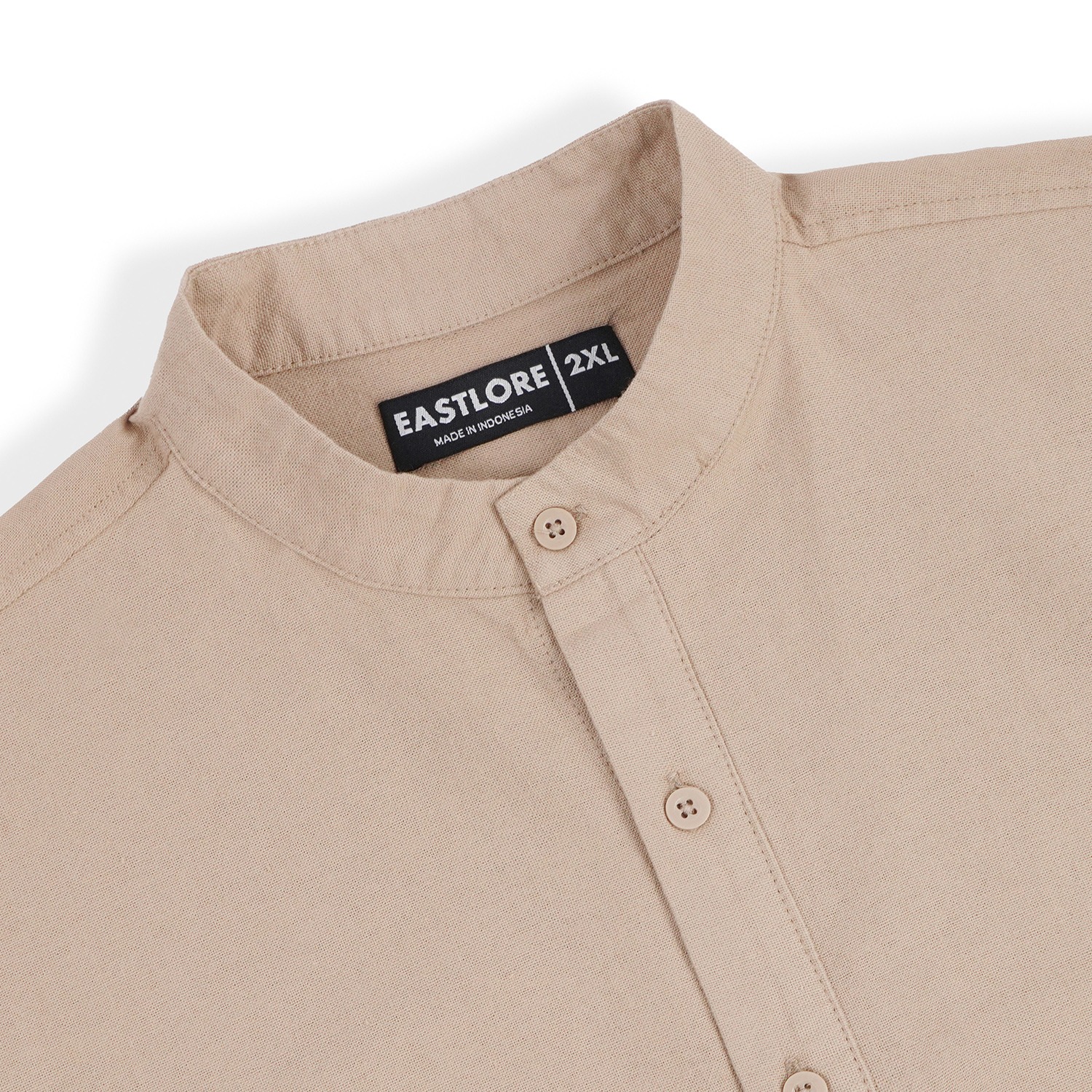 Eastlore Kemeja Koko Linen Casual Shirt Bigsize Original - Baju Muslim Pria Jumbo Size