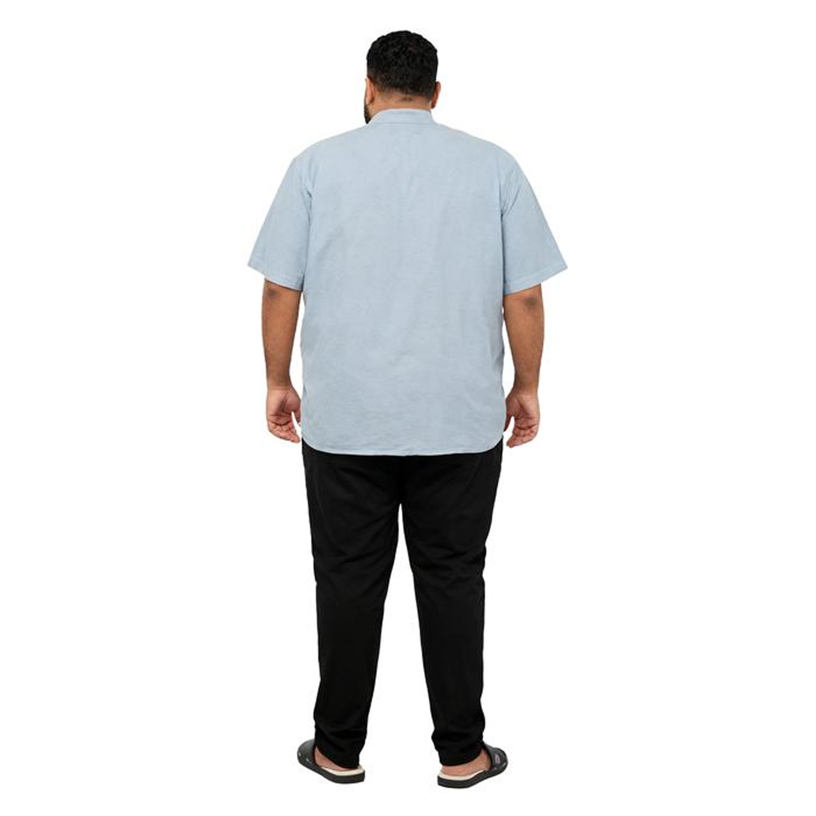 Eastlore Kemeja Koko Linen Casual Shirt Bigsize Original - Baju Muslim Pria Jumbo Size