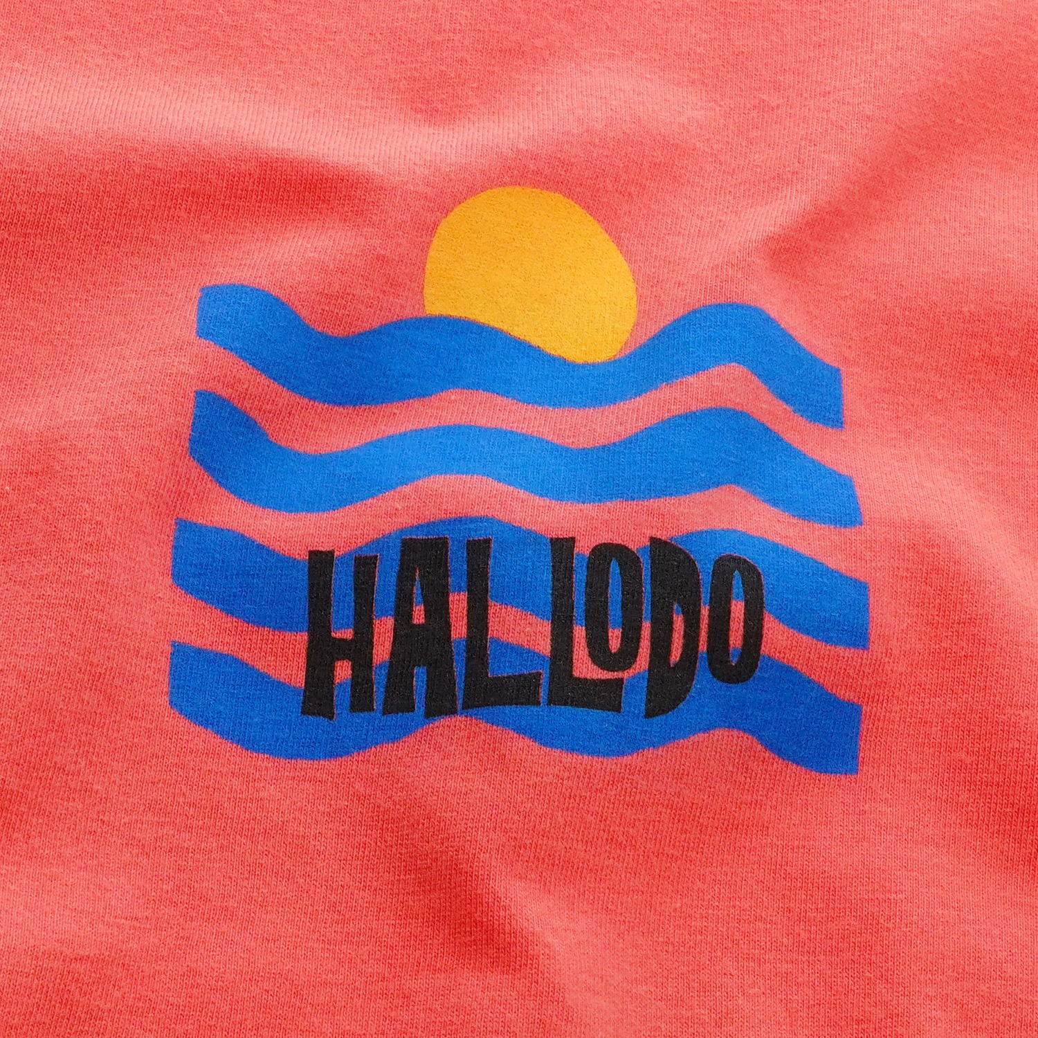 Hallodo Surfing Bigsize T-shirt Wave Icon 100% Original - Kaos Surf Pantai Pria Jumbo Size