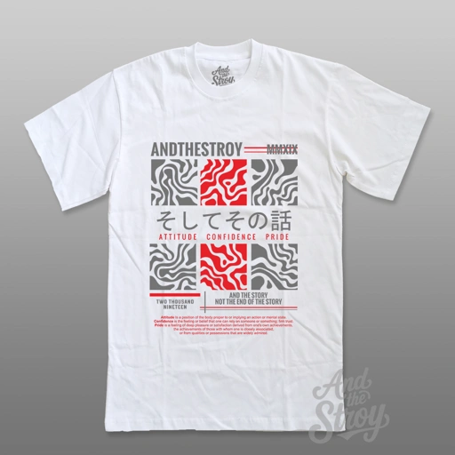 Image of Andthestroy Tshirt ATS White 101