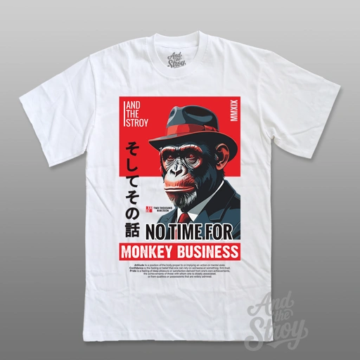 Image of Andthestroy Tshirt ATS White 104