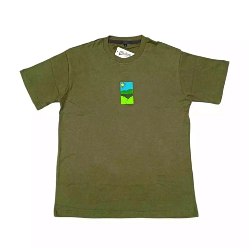 Image of MULES T-SHIRT THE VIEW GREEN ARMY