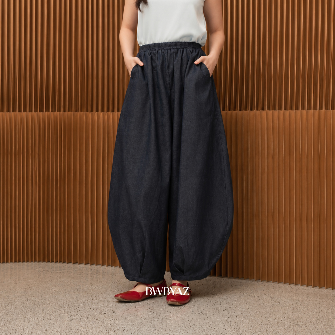 BWBYAZ - Veulla Baloon Pants (READY STOCK)