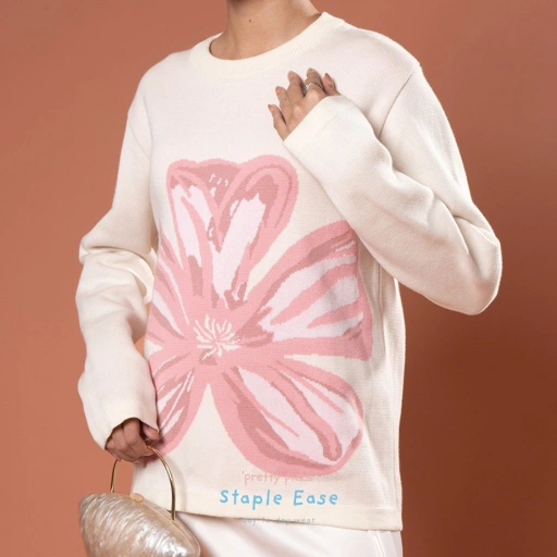Image of BWBYAZ STAPLE EASE - Claire Blossom Knit