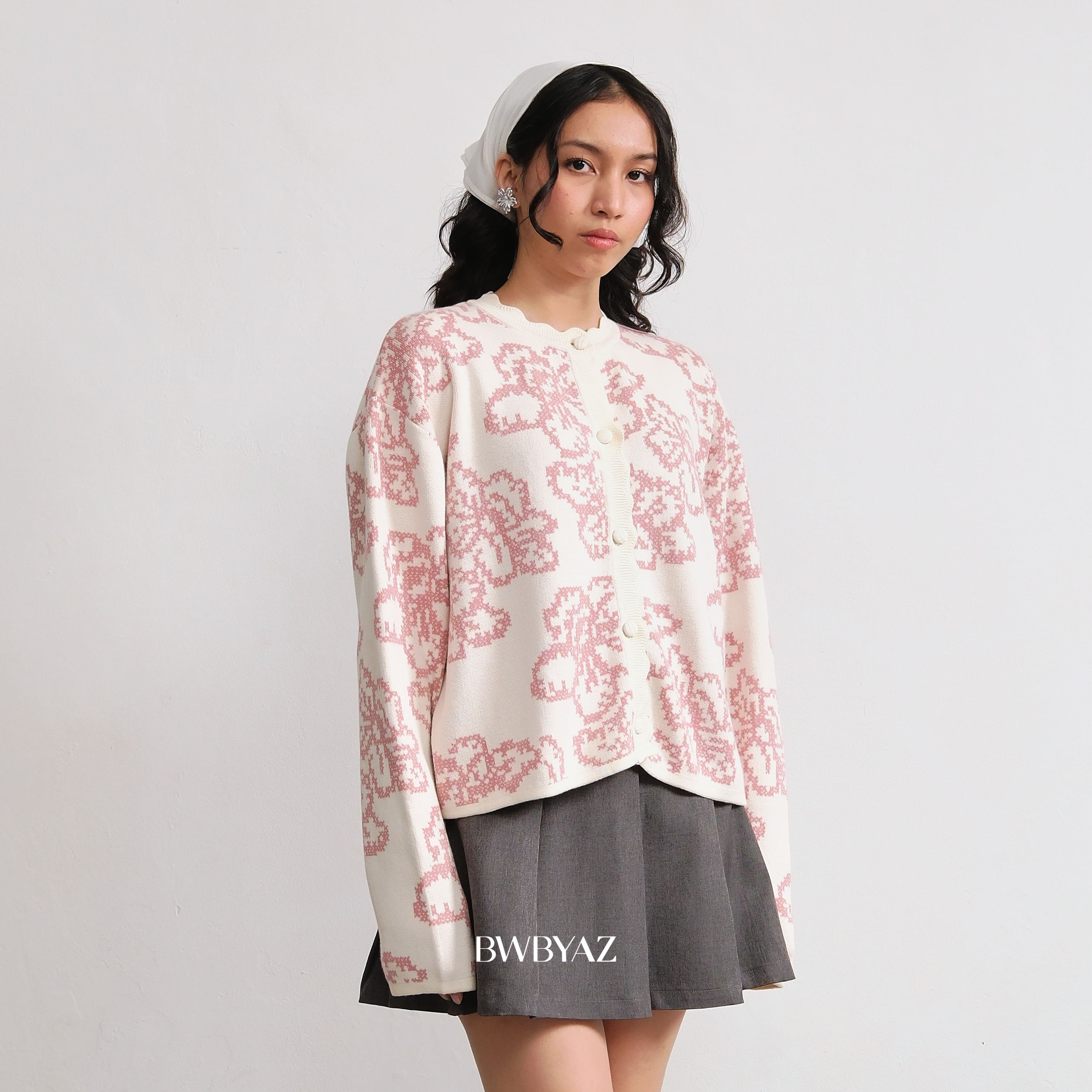 BWBYAZ - Thiana Blooming Cardigan