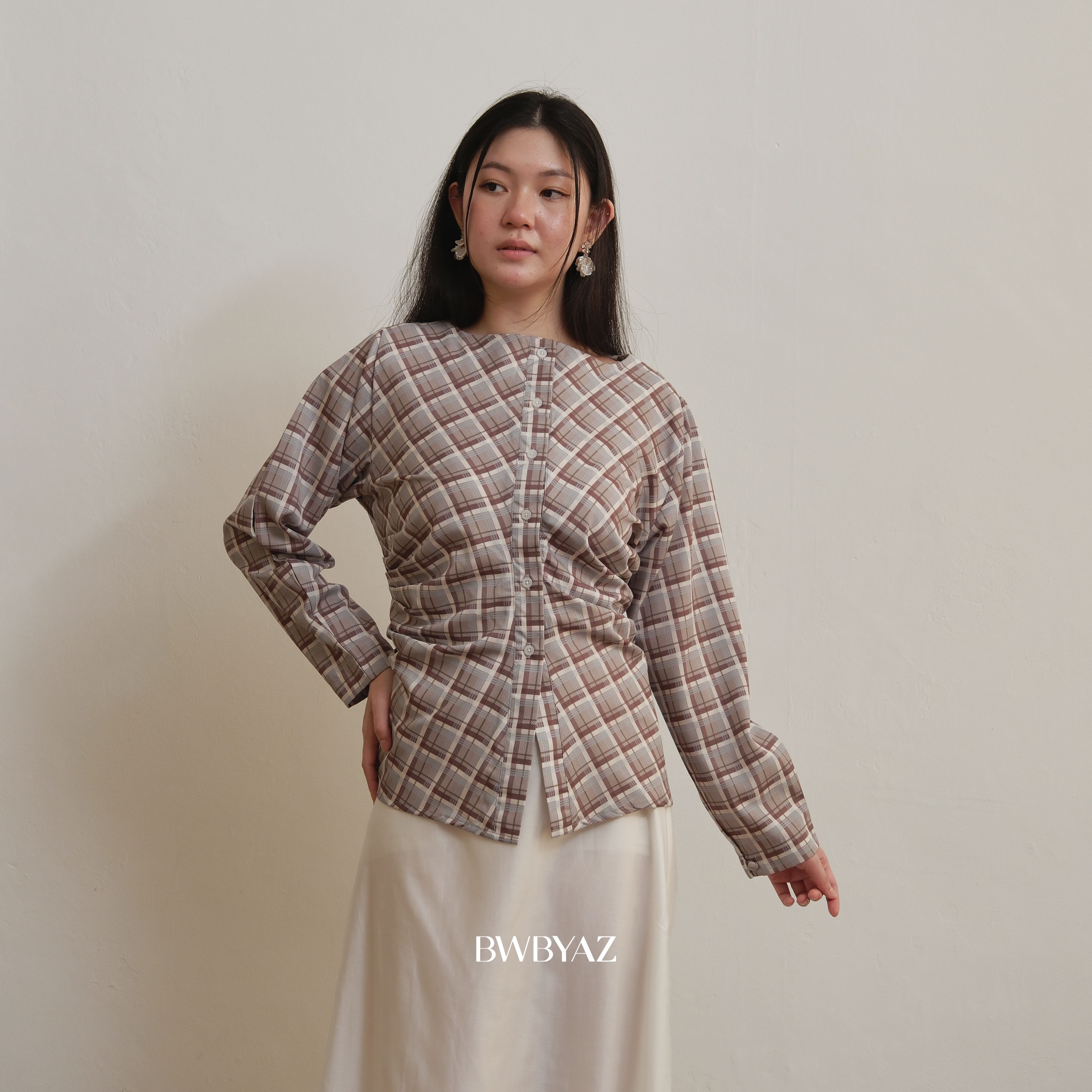 BWBYAZ - Veyra Shirred Shirt