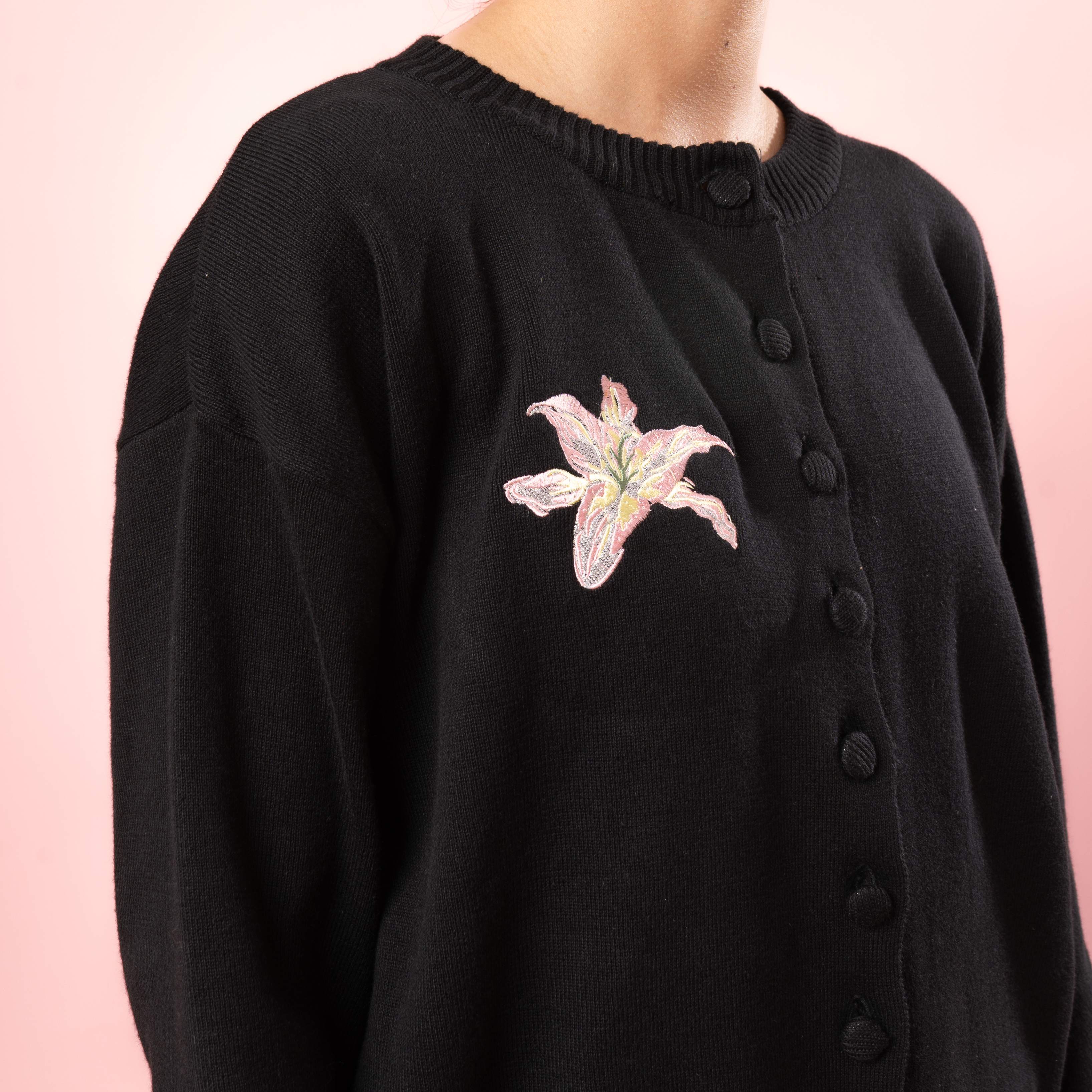 BWBYAZ STAPLE EASE - Ophelia Bloomy Knit Cardigan (READY STOCK)