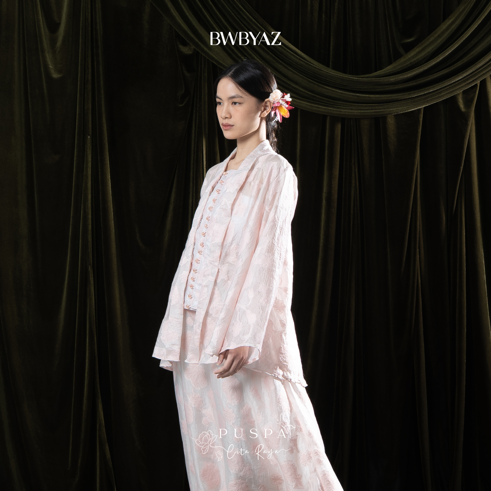 BWBYAZ - PUSPA CITA RAYA - Nona Ayuning Lace Kebaya (READY STOCK)