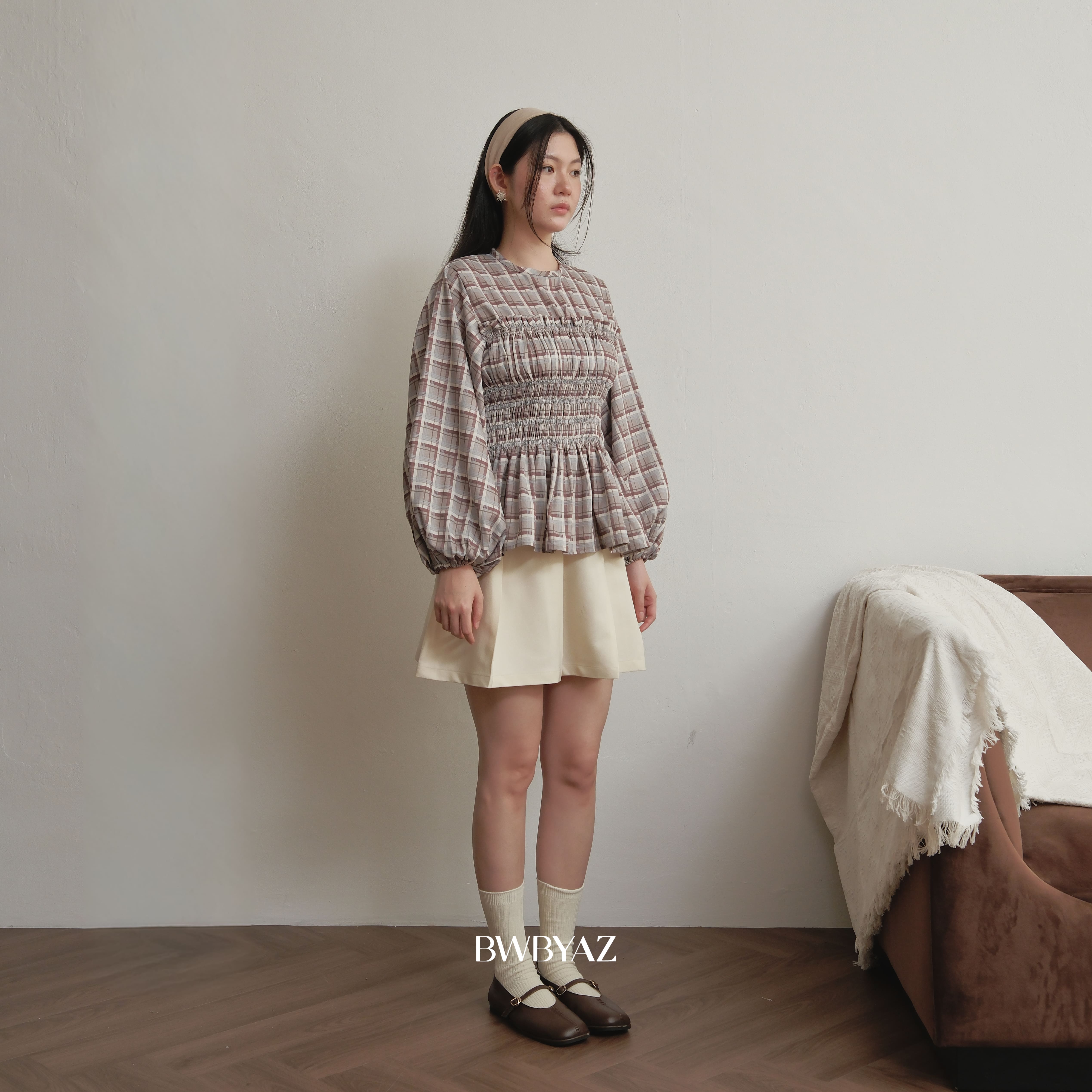 BWBYAZ - Rissa Shirred Top