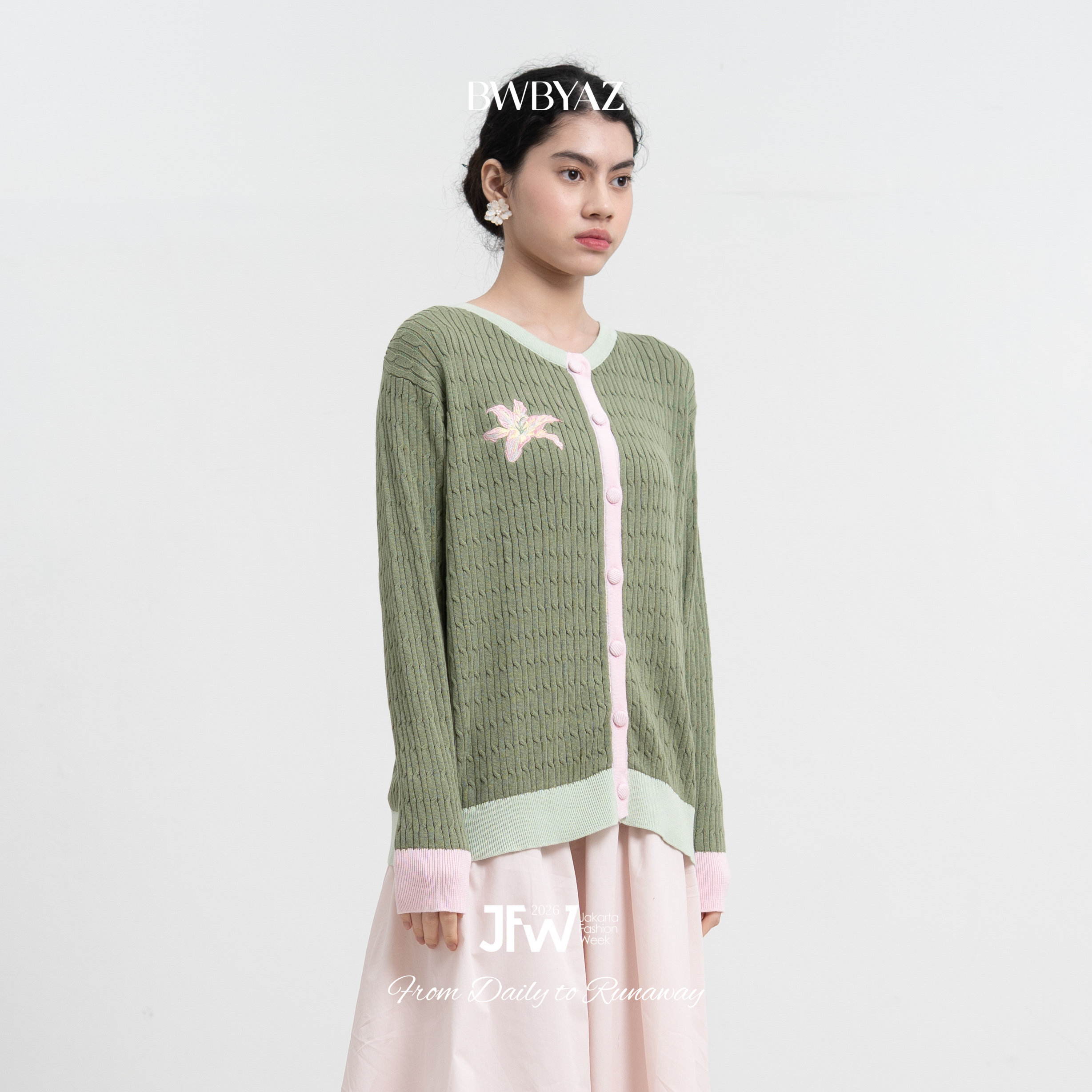 BWBYAZ JFW COLLECTION -  Lyan Cable Knit (READY STOCK)
