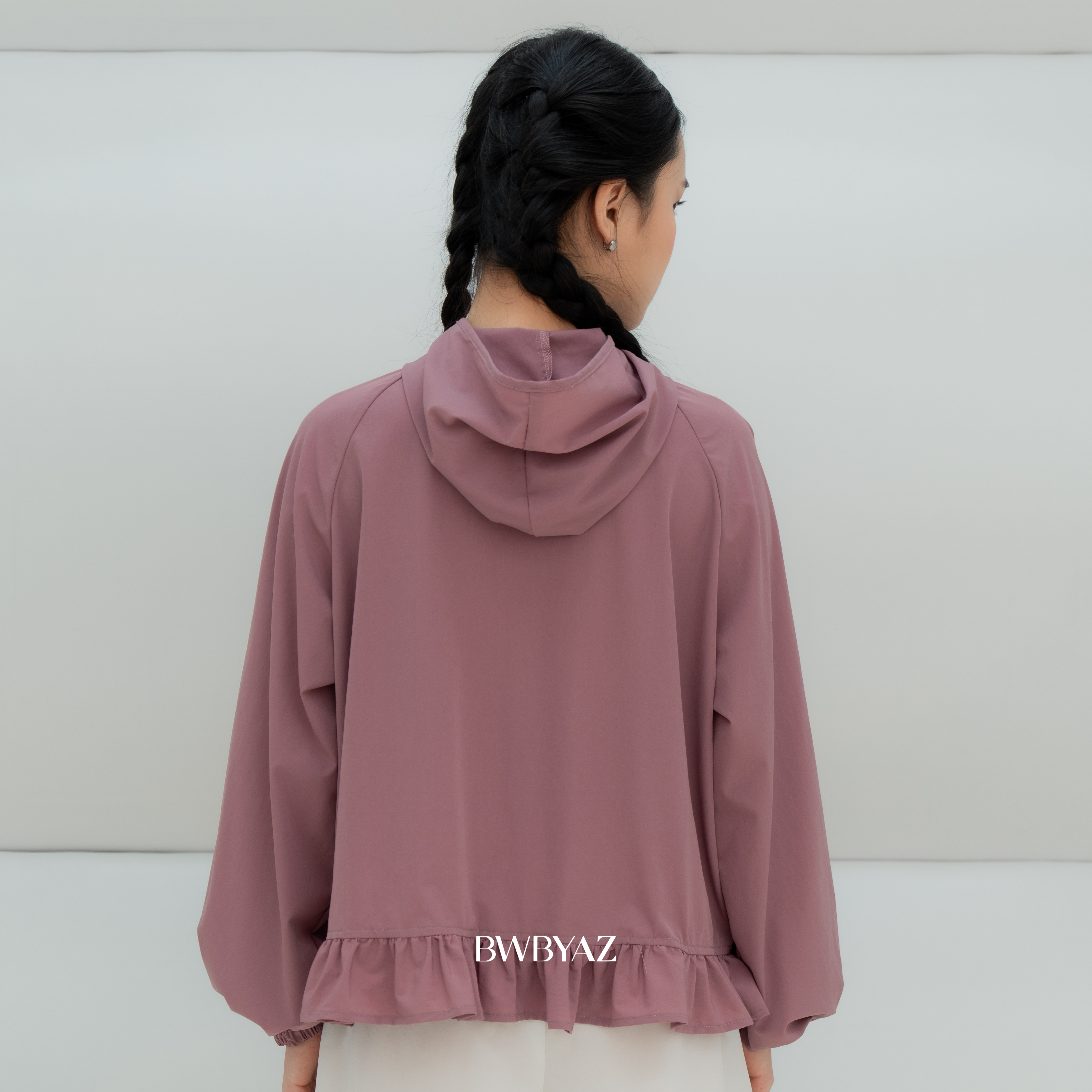 BWBYAZ -  Ivy Ruffle Jacket (READY STOCK)