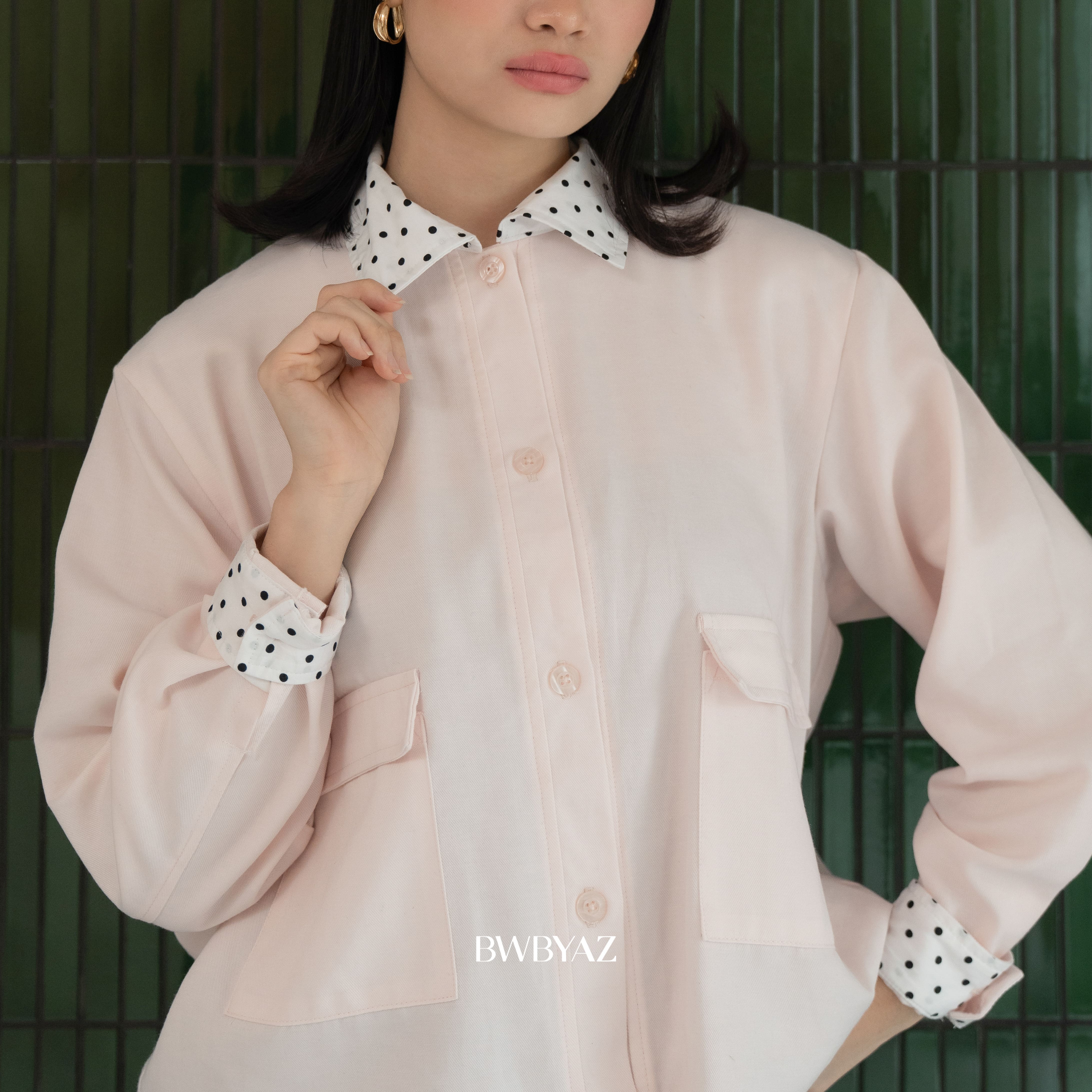 BWBYAZ - Kiana Boxy Jacket (READY STOCK)