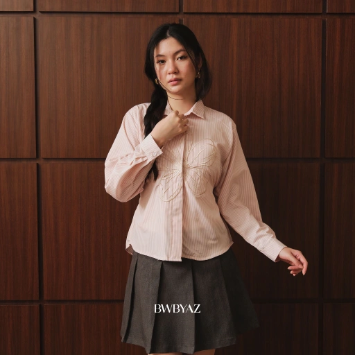 BWBYAZ - Sasmita Blooming Shirt Pattern (READY STOCK)