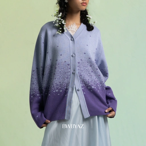 Image of BWBYAZ - Lumine Knit Cardigan (READY STOCK)