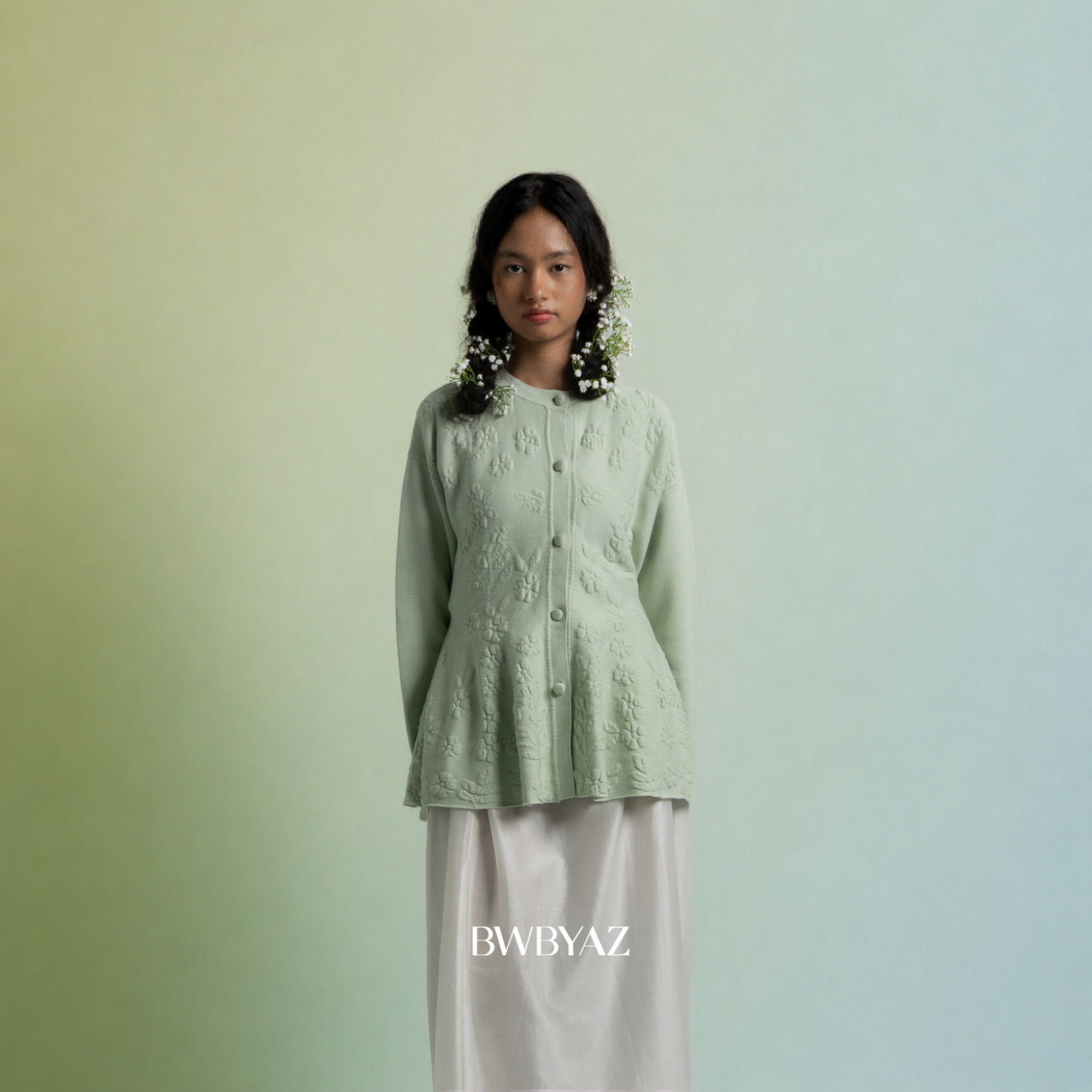 BWBYAZ - Aleya Peplum Knit (READY STOCK)