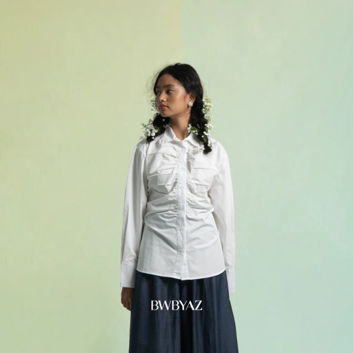 Image of BWBYAZ - Nirbita Shirred Shirt