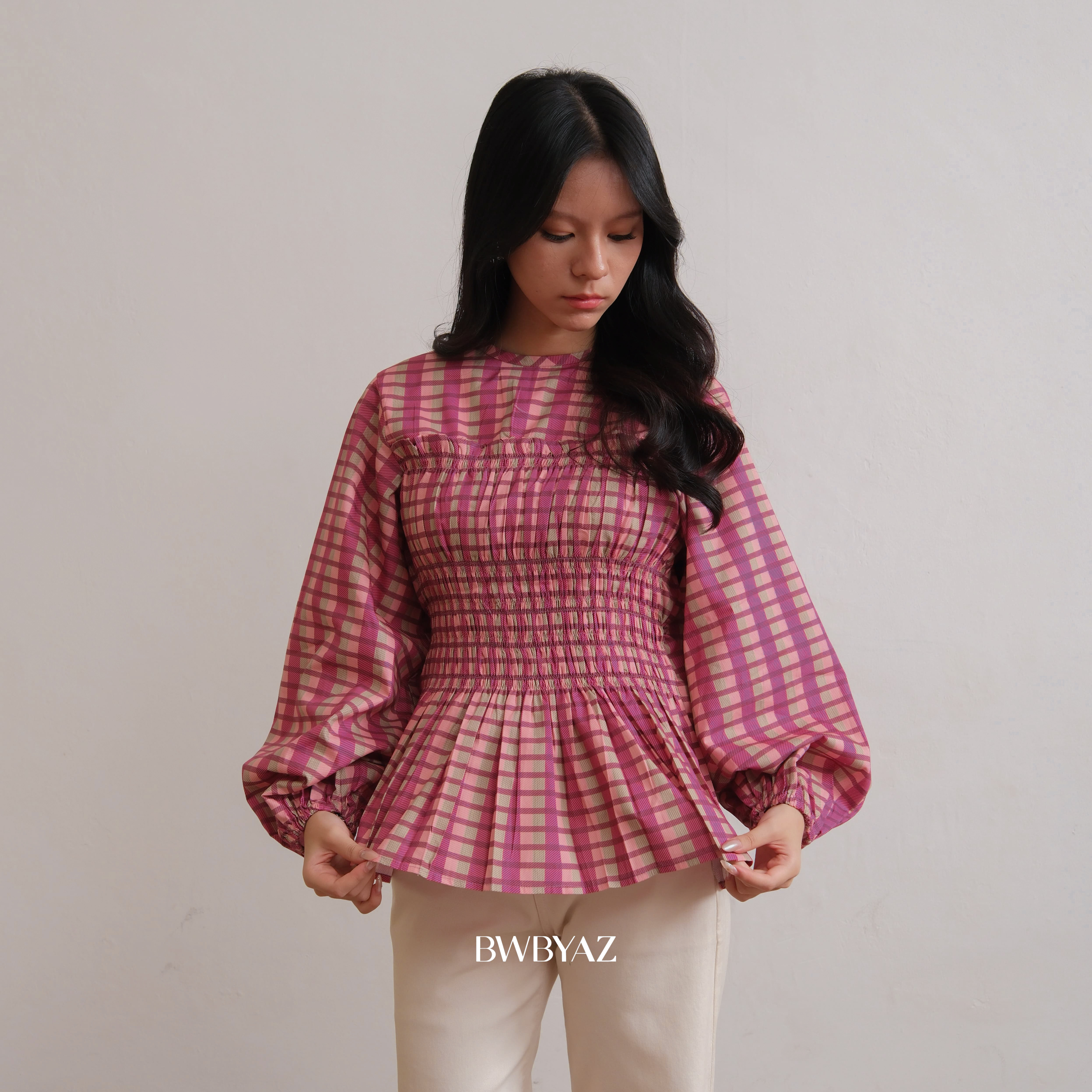 BWBYAZ - Rissa Shirred Top Pattern (READY STOCK)