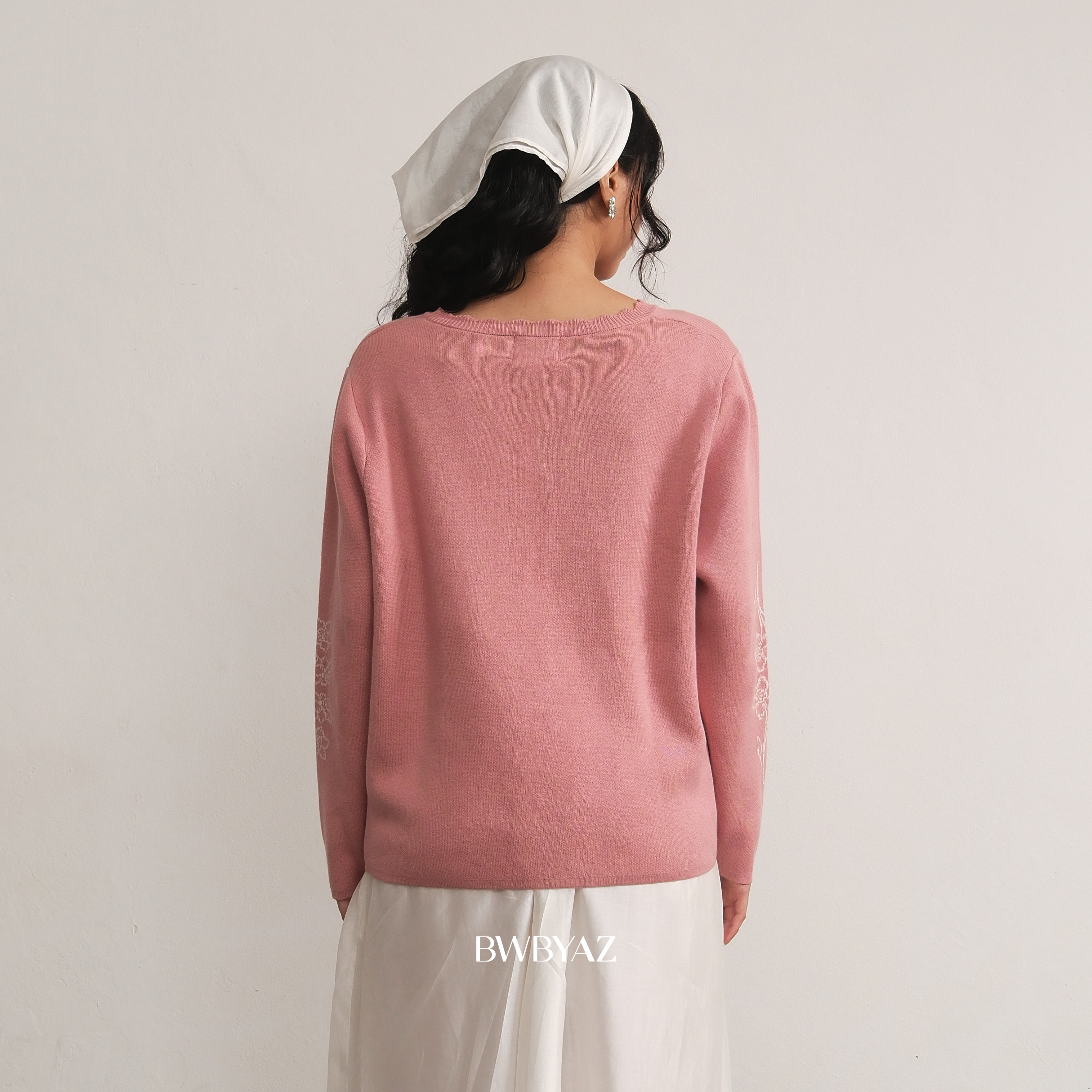 BWBYAZ - Bella Scallop Knit (READY STOCK)