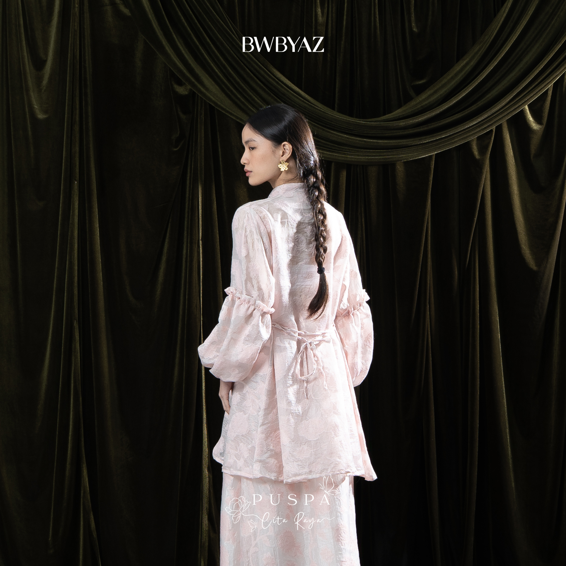 BWBYAZ - PUSPA CITA RAYA - Nona Raya Lace Tunic (READY STOCK)