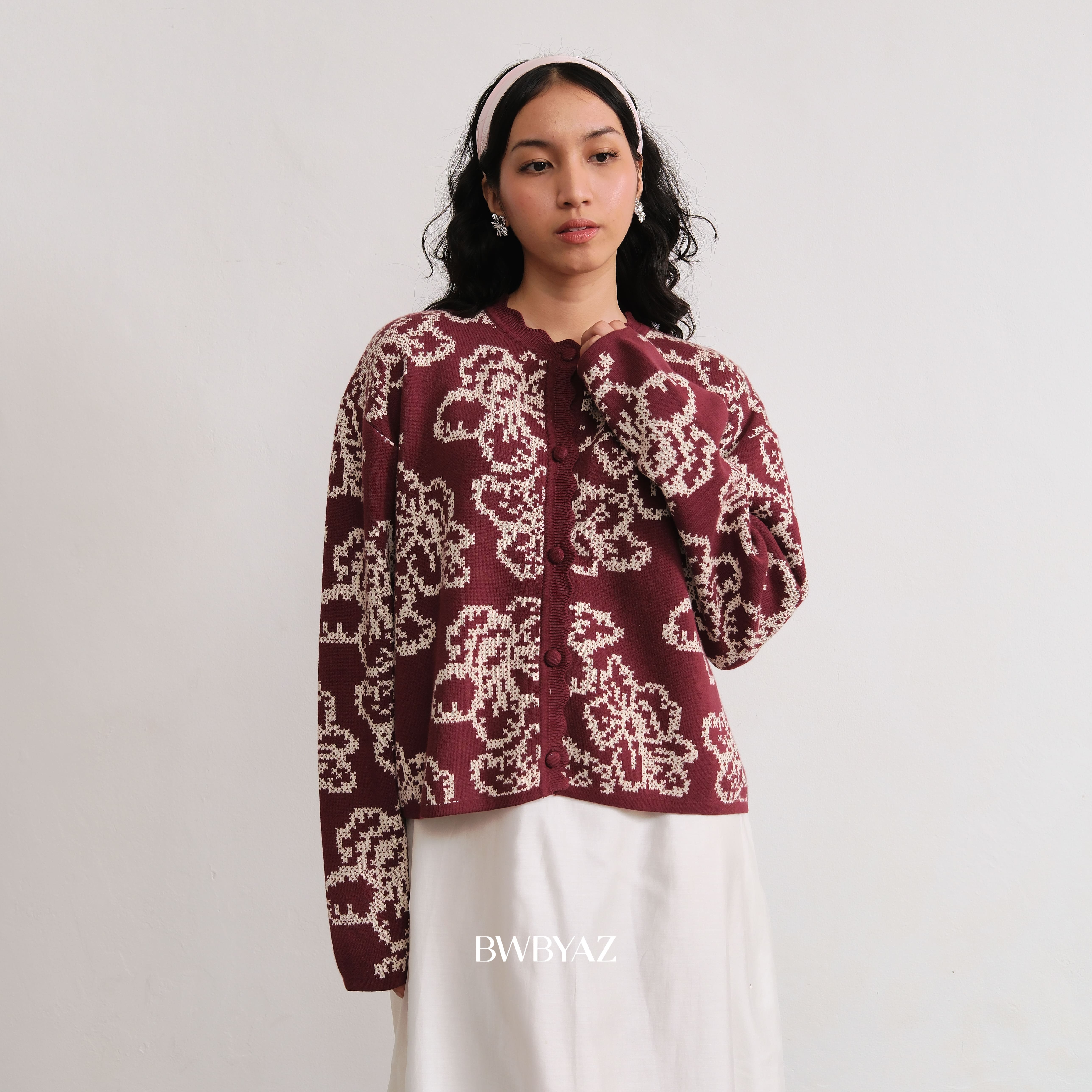 BWBYAZ - Thiana Blooming Cardigan