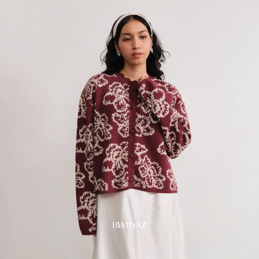 BWBYAZ - Thiana Blooming Cardigan