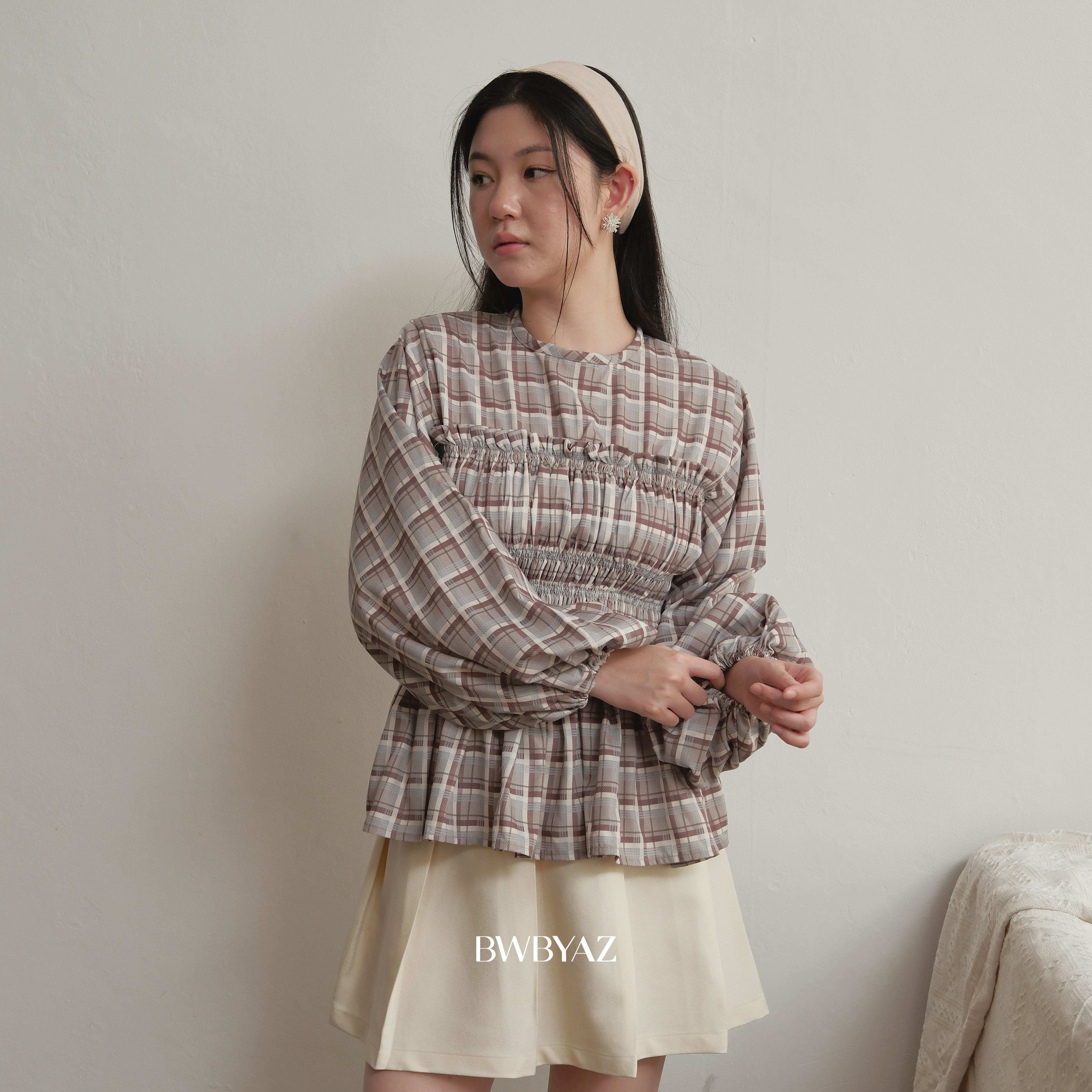 BWBYAZ - Rissa Shirred Top
