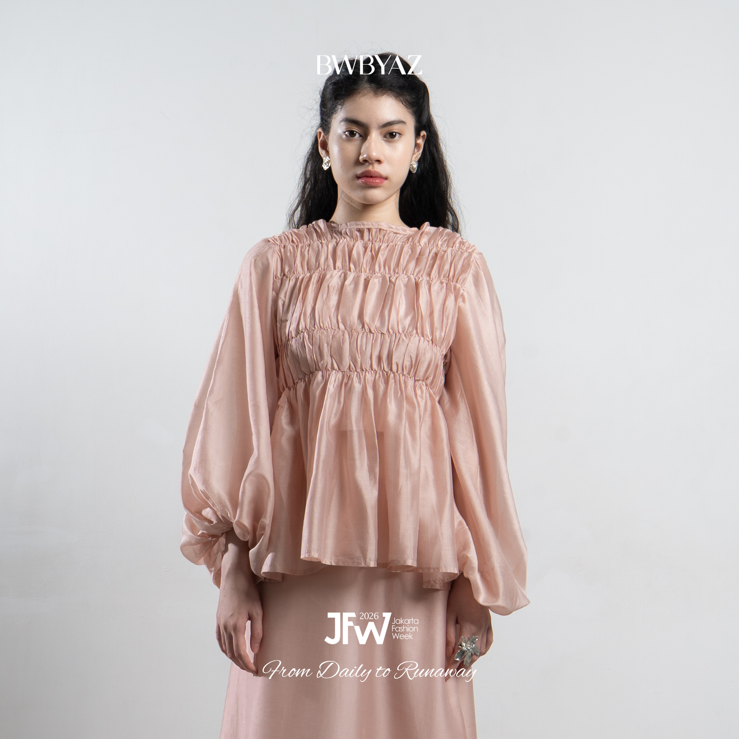 BWBYAZ JFW COLLECTION - Solene Shirred Blouse