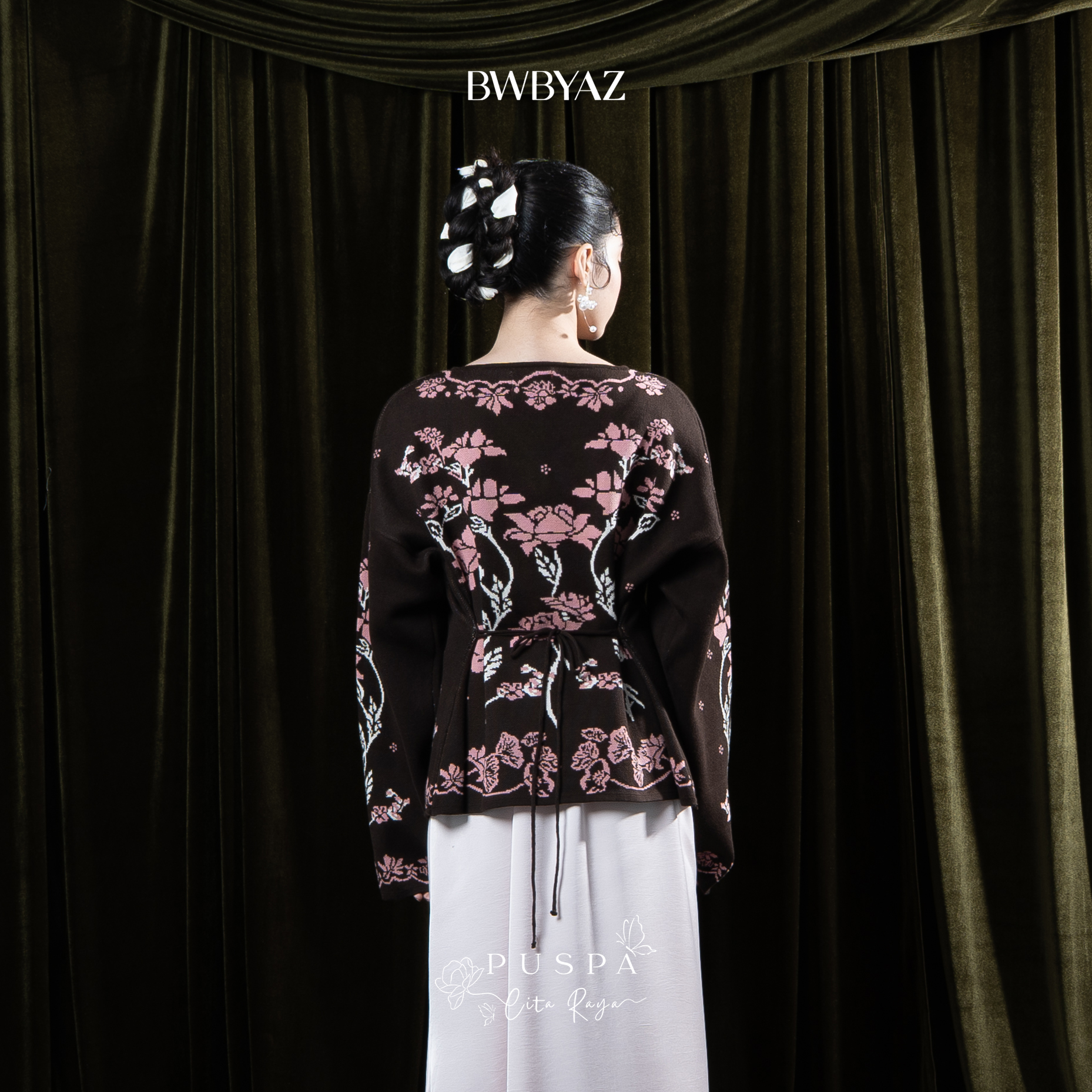 BWBYAZ - PUSPA CITA RAYA - Nona Danastri Knit Kebaya (READY STOCK)