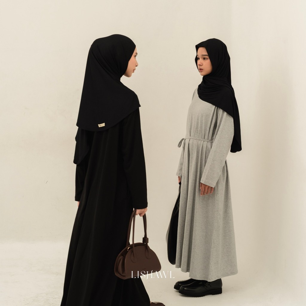 LISHAWL - Camila Midi Cotton Dress (READY STOCK)