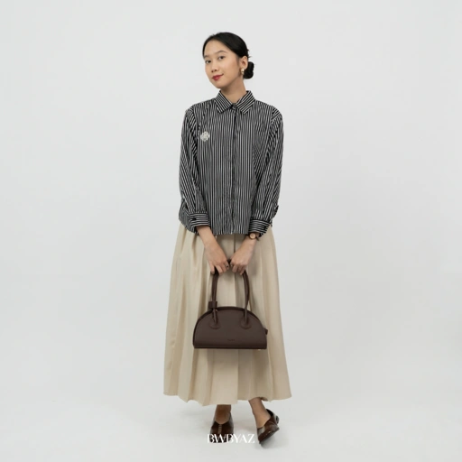 BWBYAZ - Adara Embroidery Shirt Blouse