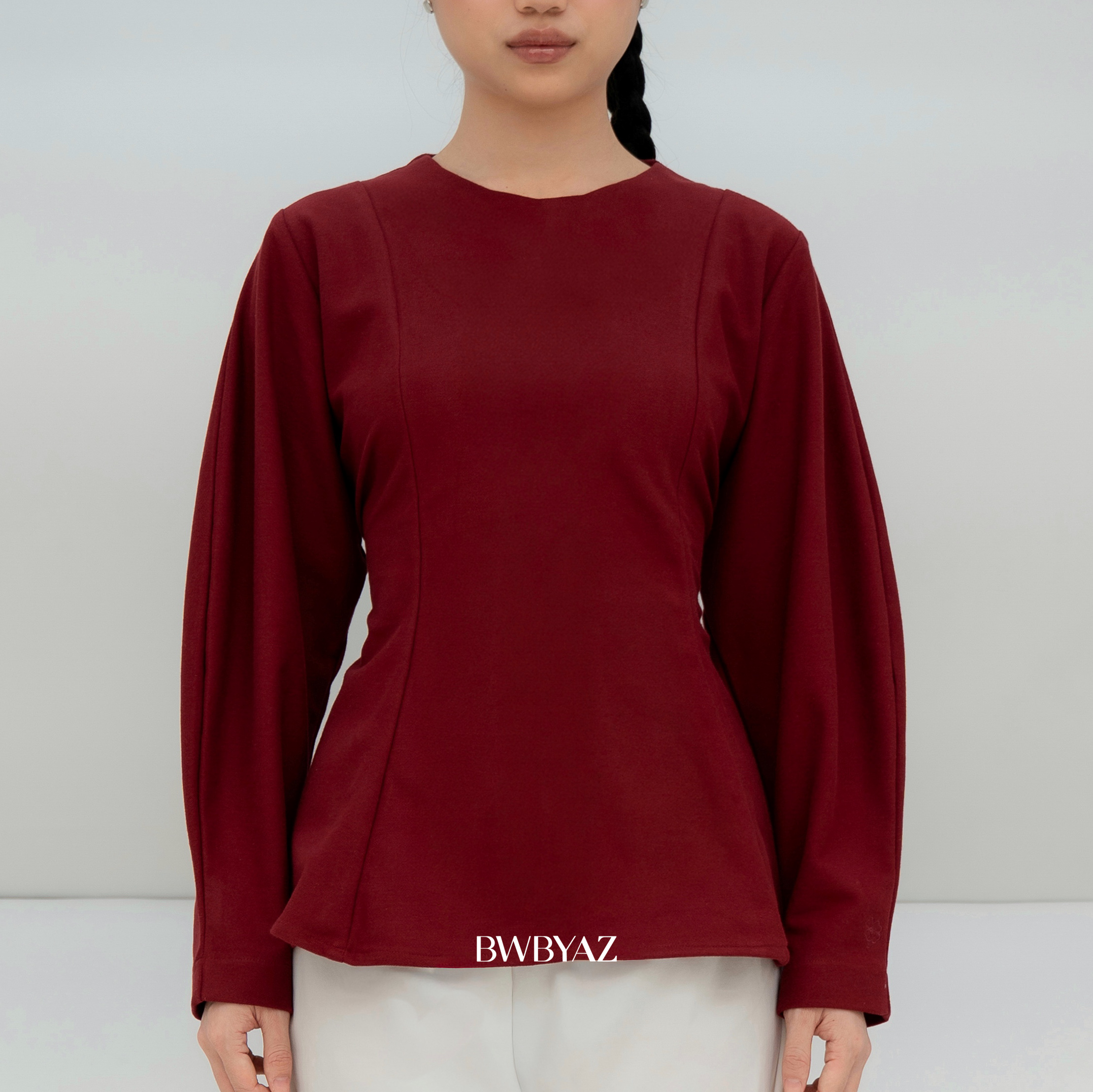 BWBYAZ - Zoe Peplum Longsleeve