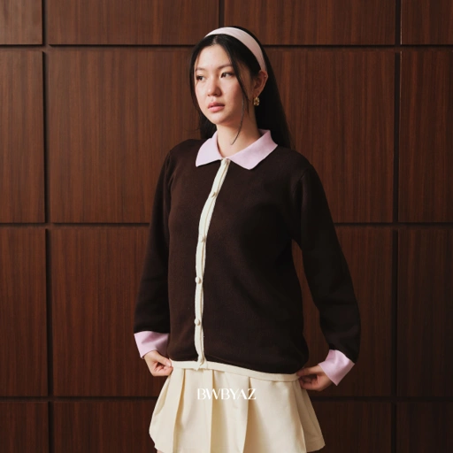 BWBYAZ STAPLE EASE- Sora Knit Shirt (READY STOCK)