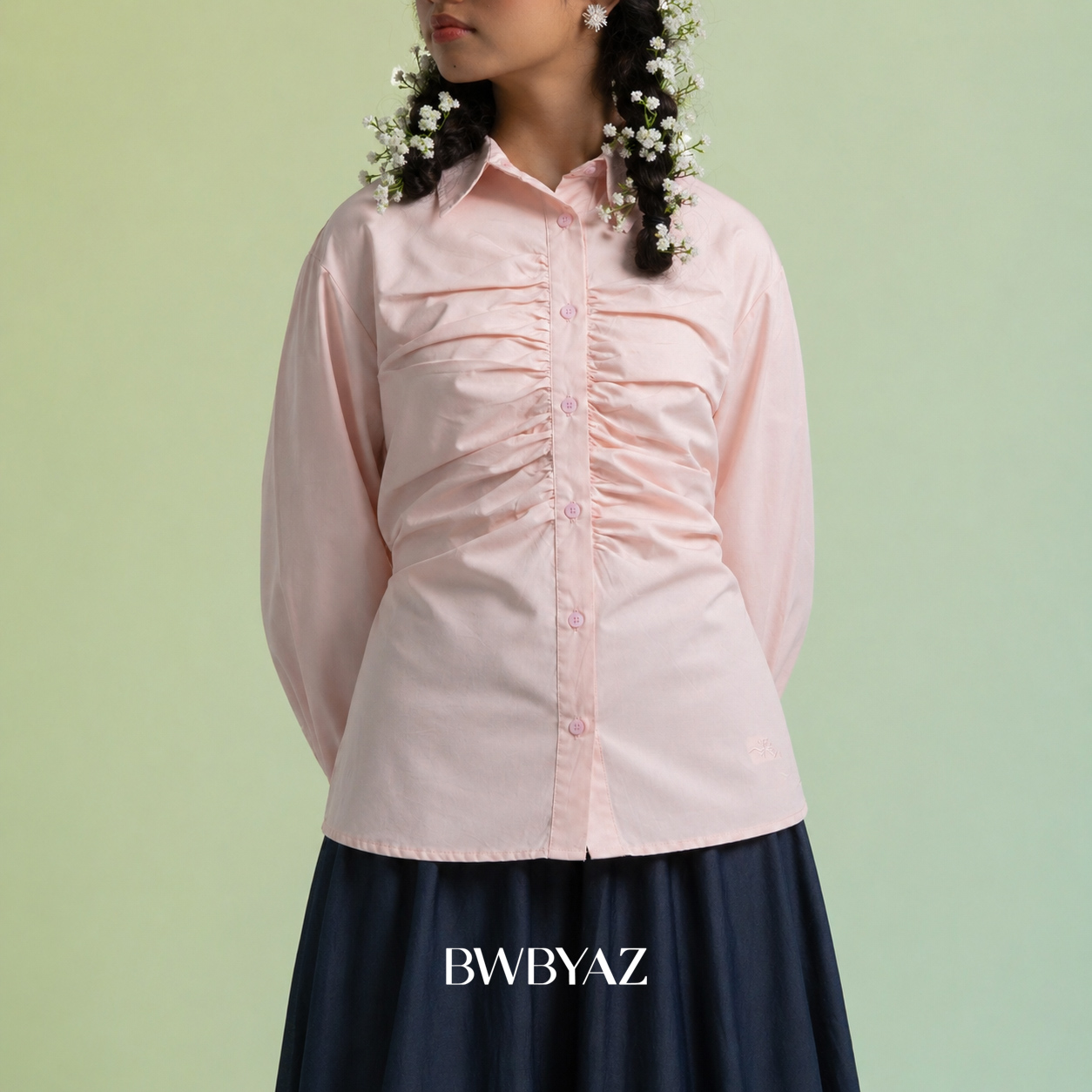 BWBYAZ - Nirbita Shirred Shirt