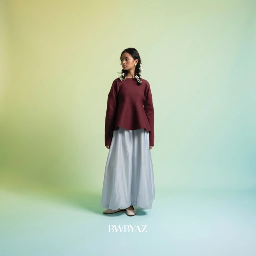 Image of BWBYAZ - Riona Peplum Knit