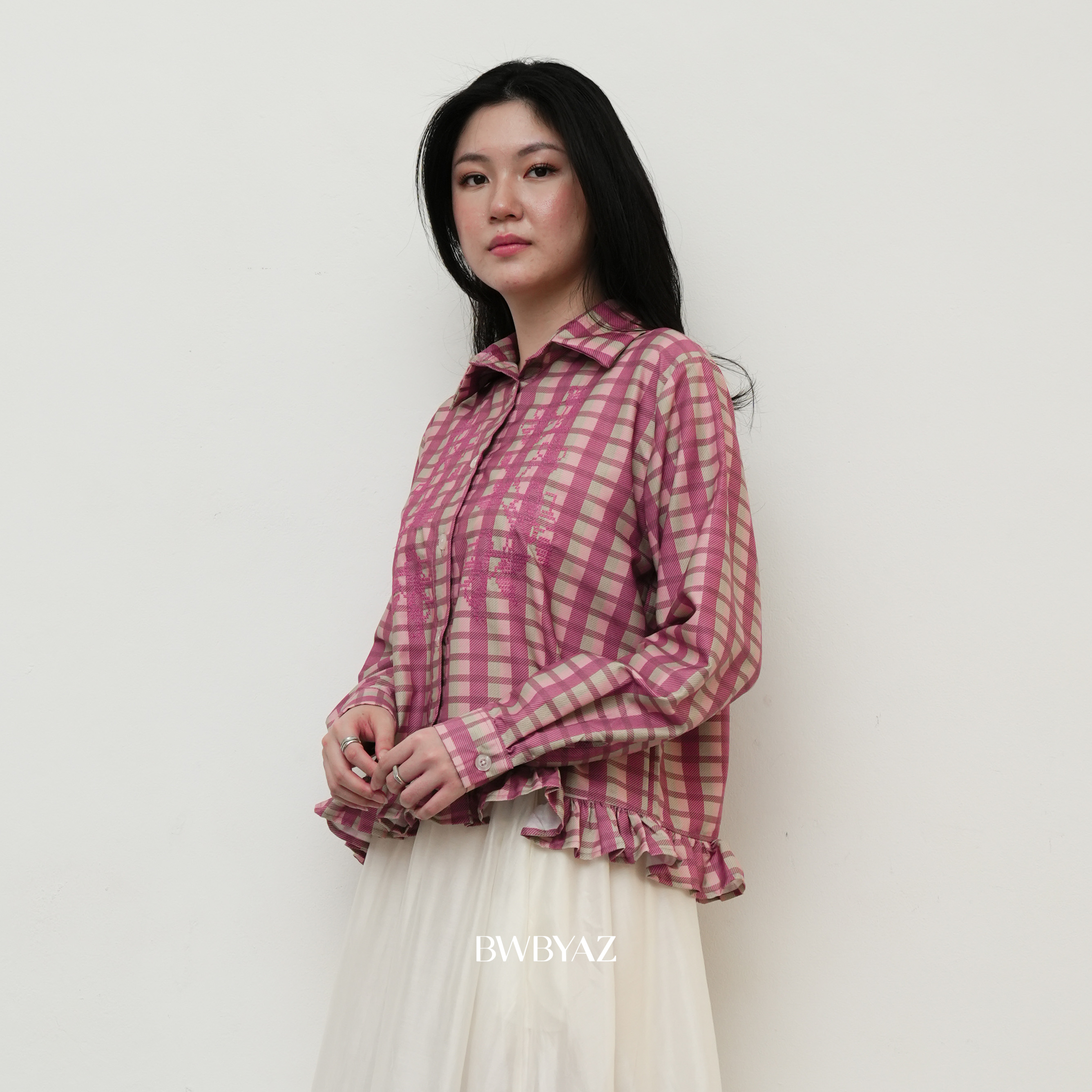 BWBYAZ - Julie Ruffle Shirt Pattern