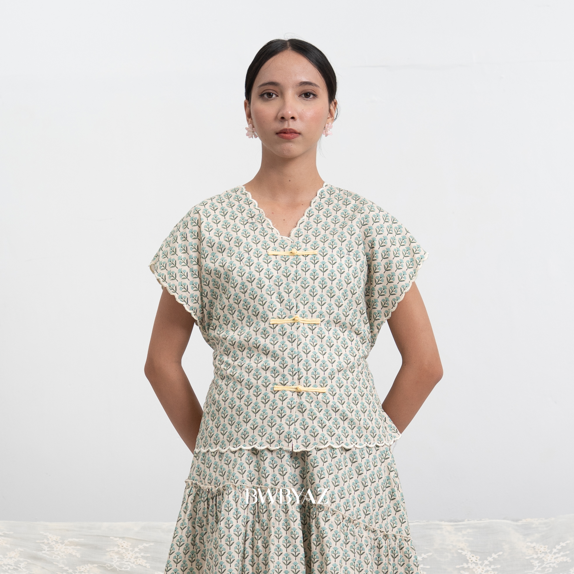 BWBYAZ RONA JELITA JMFW COLLECTION - Zafrina Tie Vest (READY STOCK)