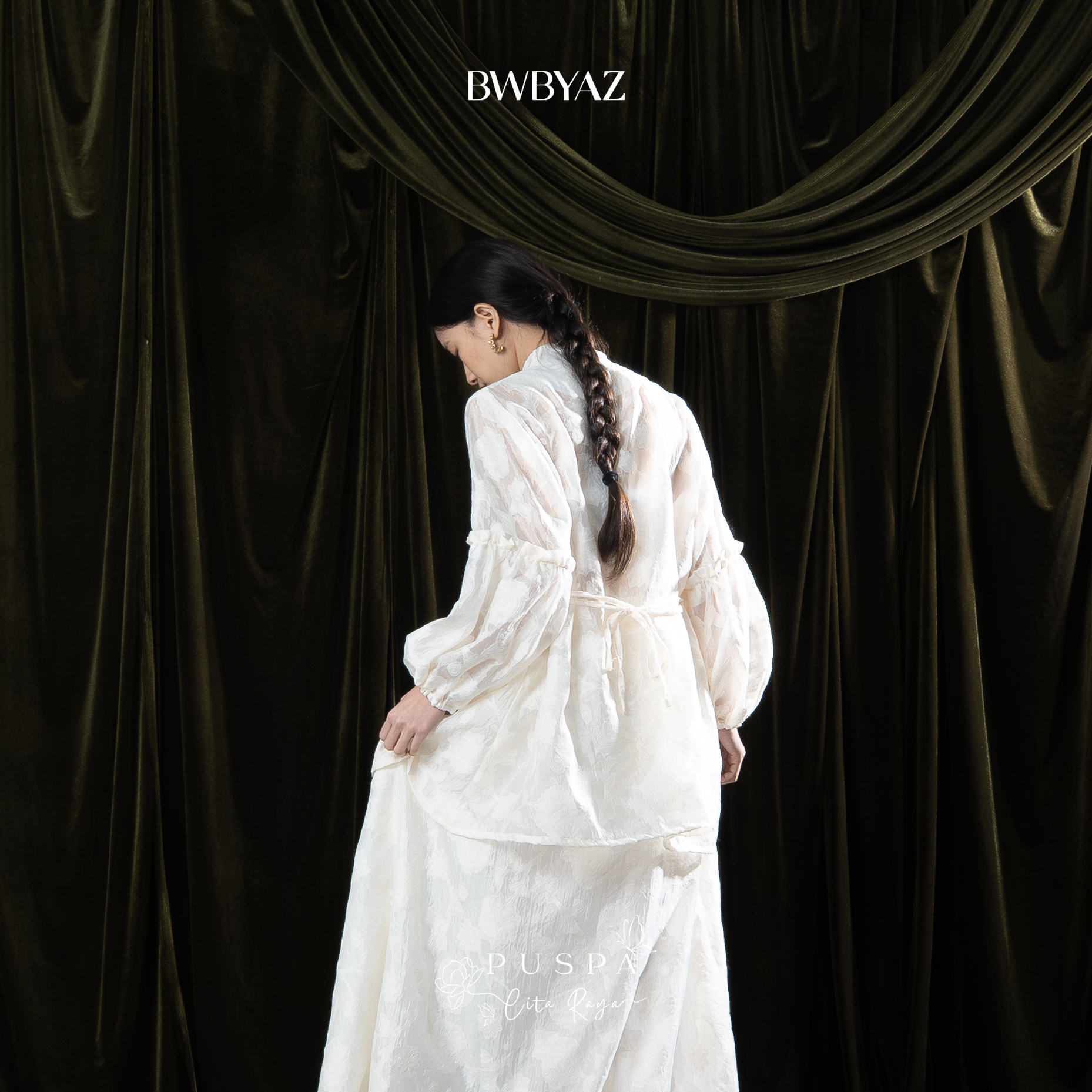 BWBYAZ - PUSPA CITA RAYA - Nona Raya Lace Tunic (READY STOCK)